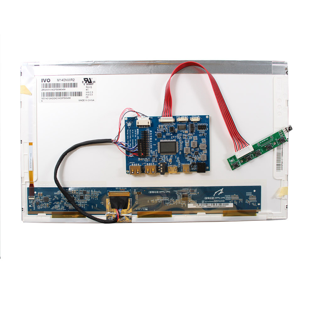 HDMI USB-C Type-C LCD Controller Board For 1366×768 40Pin LCD Screen LP156WH4-TL