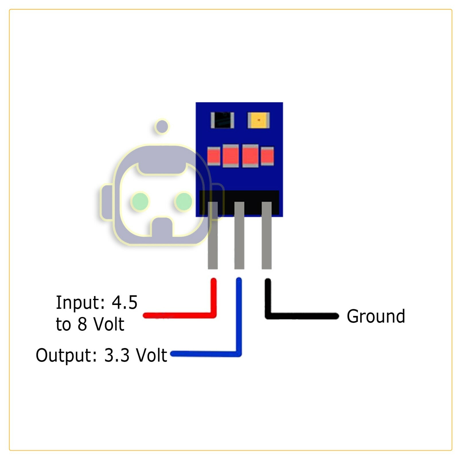 5 PCS DC 5V to 3.3V Step-Down Power Supply Module AMS1117-3.3 LDO 800MA M330