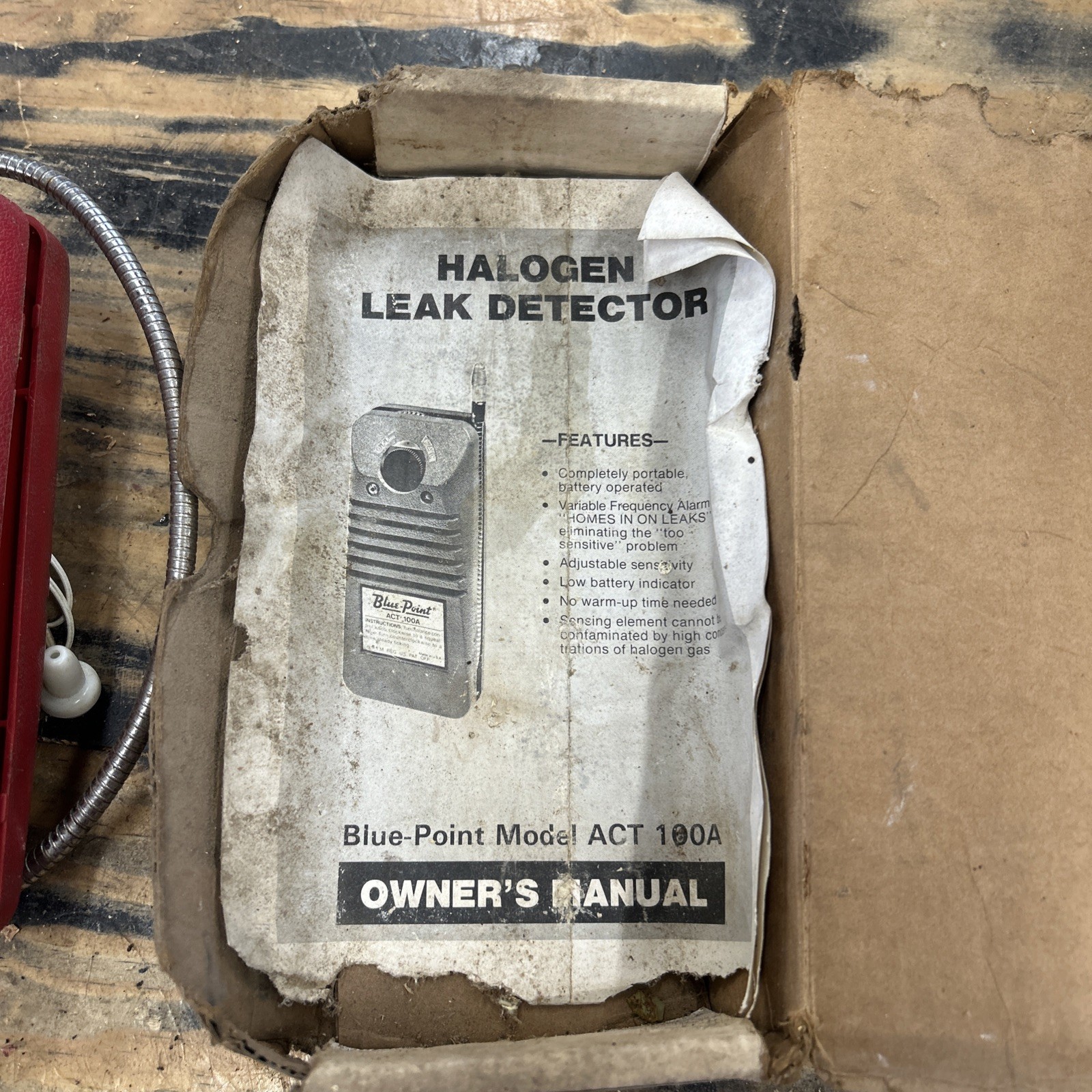 Blue-Point ACT100A – Red Plastic Leak Detector-Tested