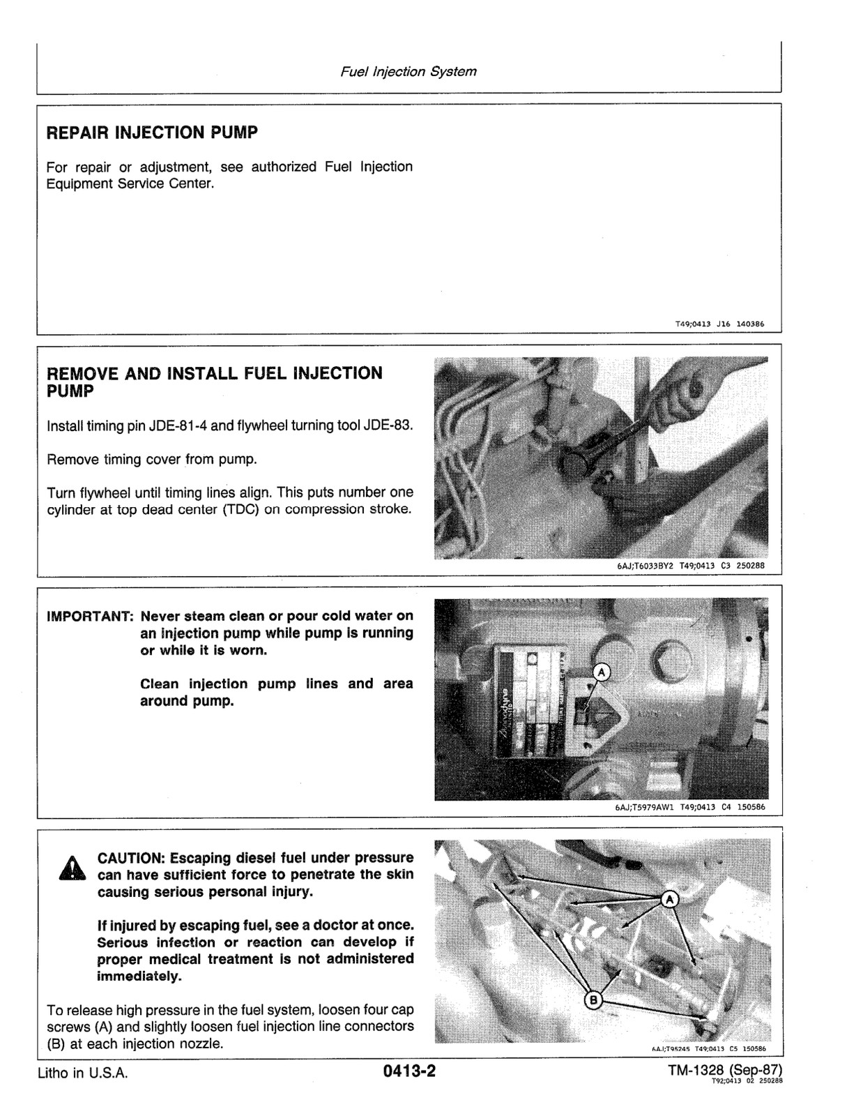 John Deere 210C 310C 315C Backhoe Loader Service Repair Manual TM1419 USB