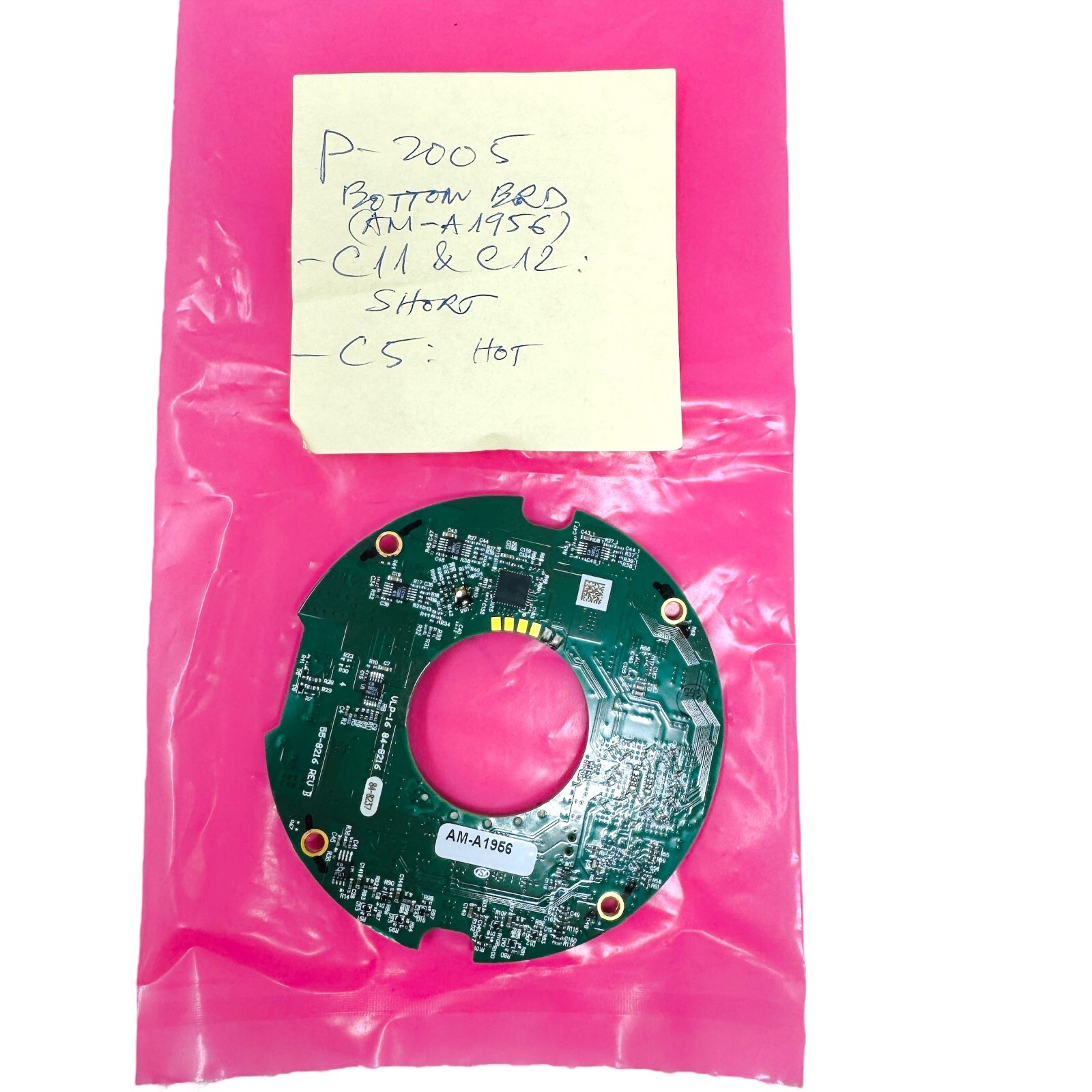 Velodyne VLP-16 82-8216 Round Bottom PCB Circuit Board P-2005 for LiDAR Sensor