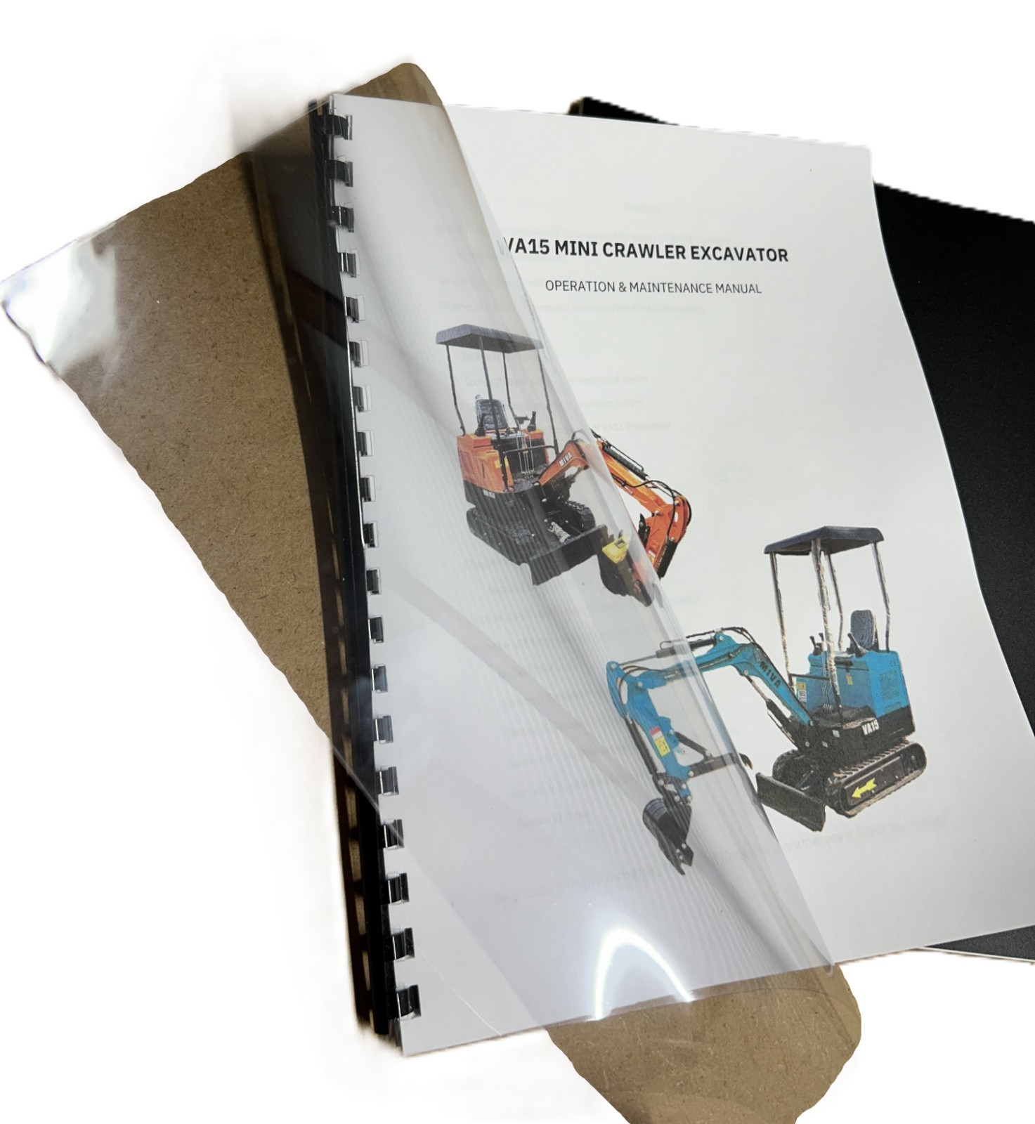 1.5-Ton Mini Excavator Track Hoe MIVA VA15 Operation & Maintenance Manual