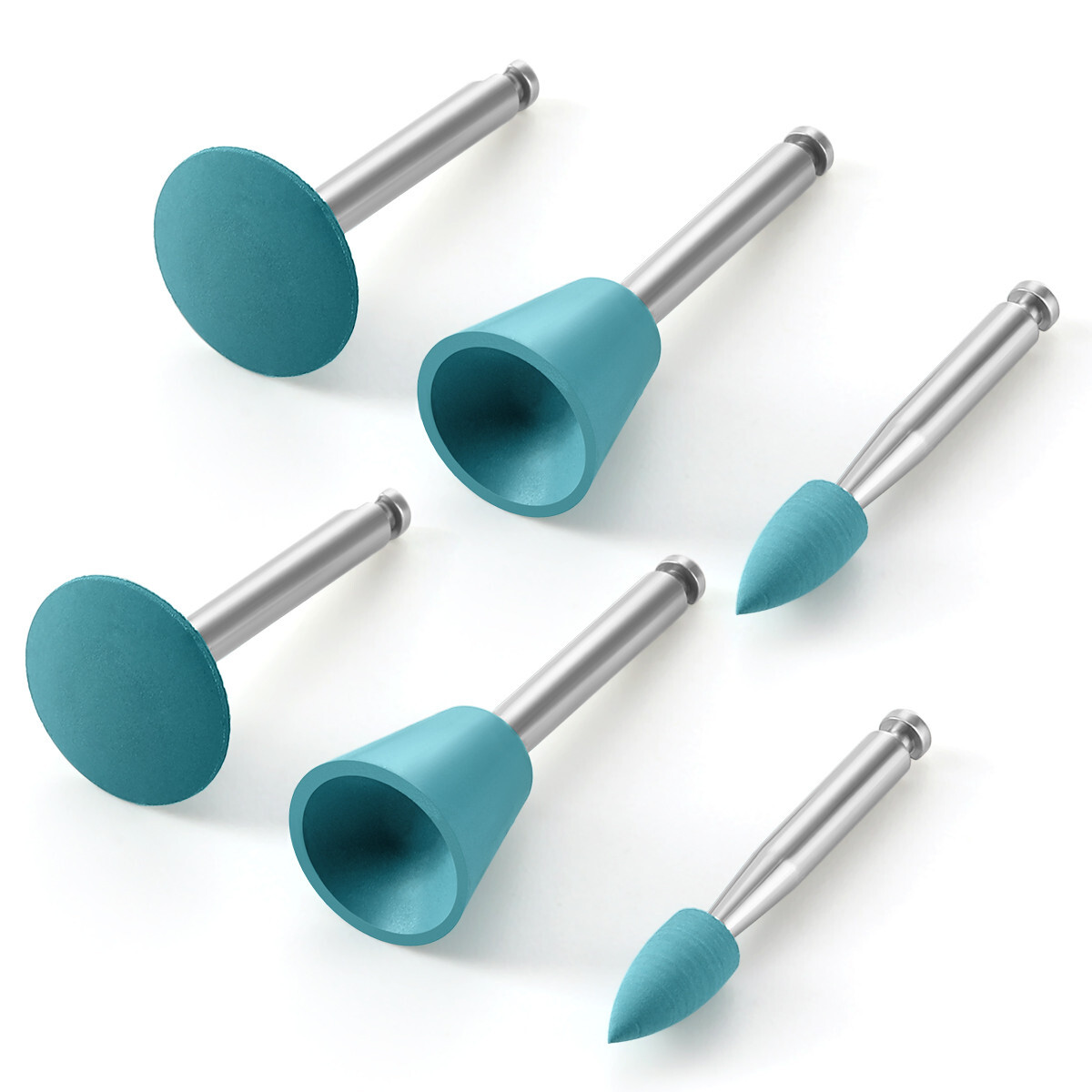 AZDENT kit de pulido de resina dental discos ruedas burs RA 2.35mm 12pcs/pack