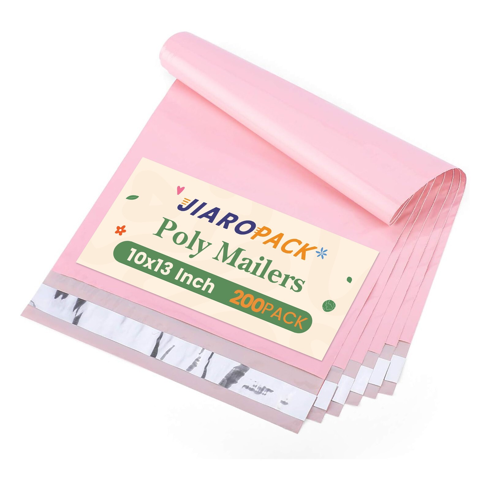 Small Poly Mailers Shipping Bags Mailing Bag Envelopes 10×13″ 200 Light Pink