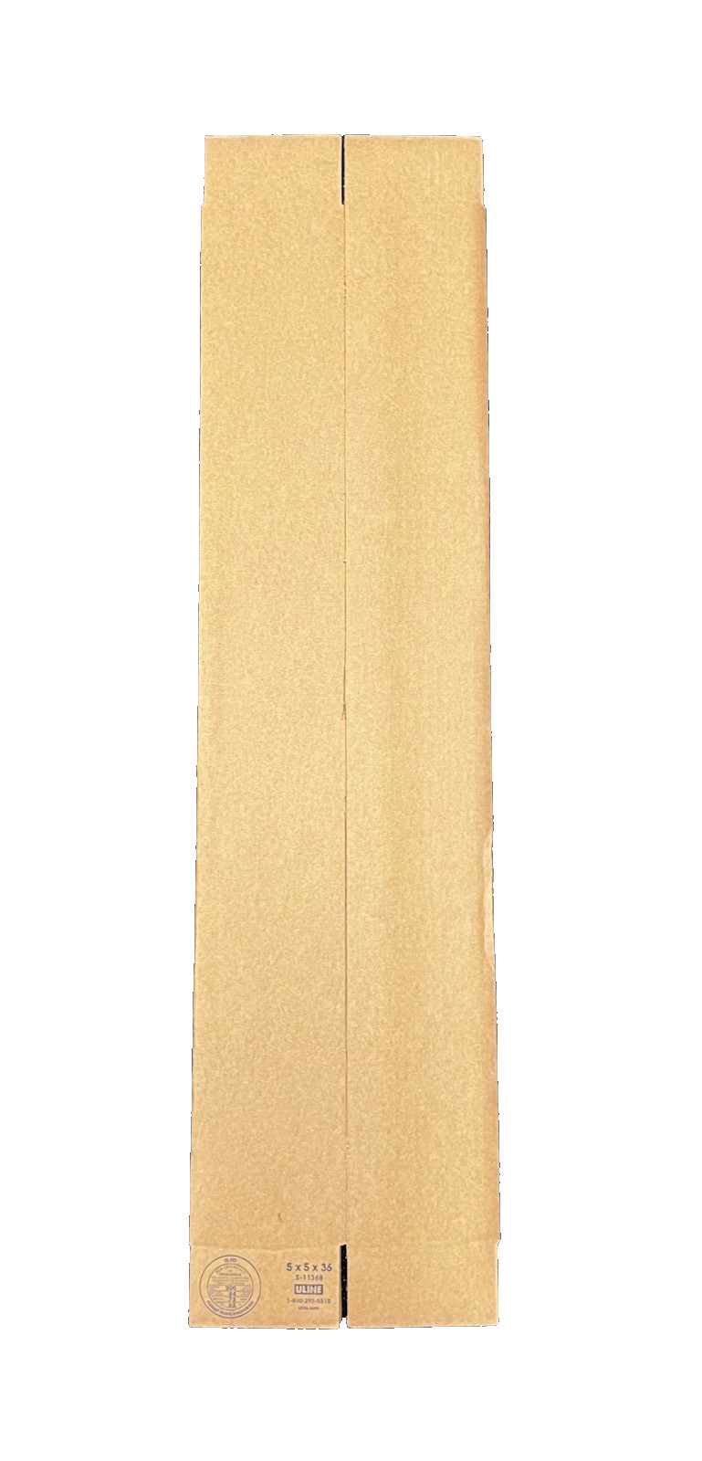 5″ x 5″ x 36″ CARDBOARD BOX – 200 lb – SINGLE BOX – TALL