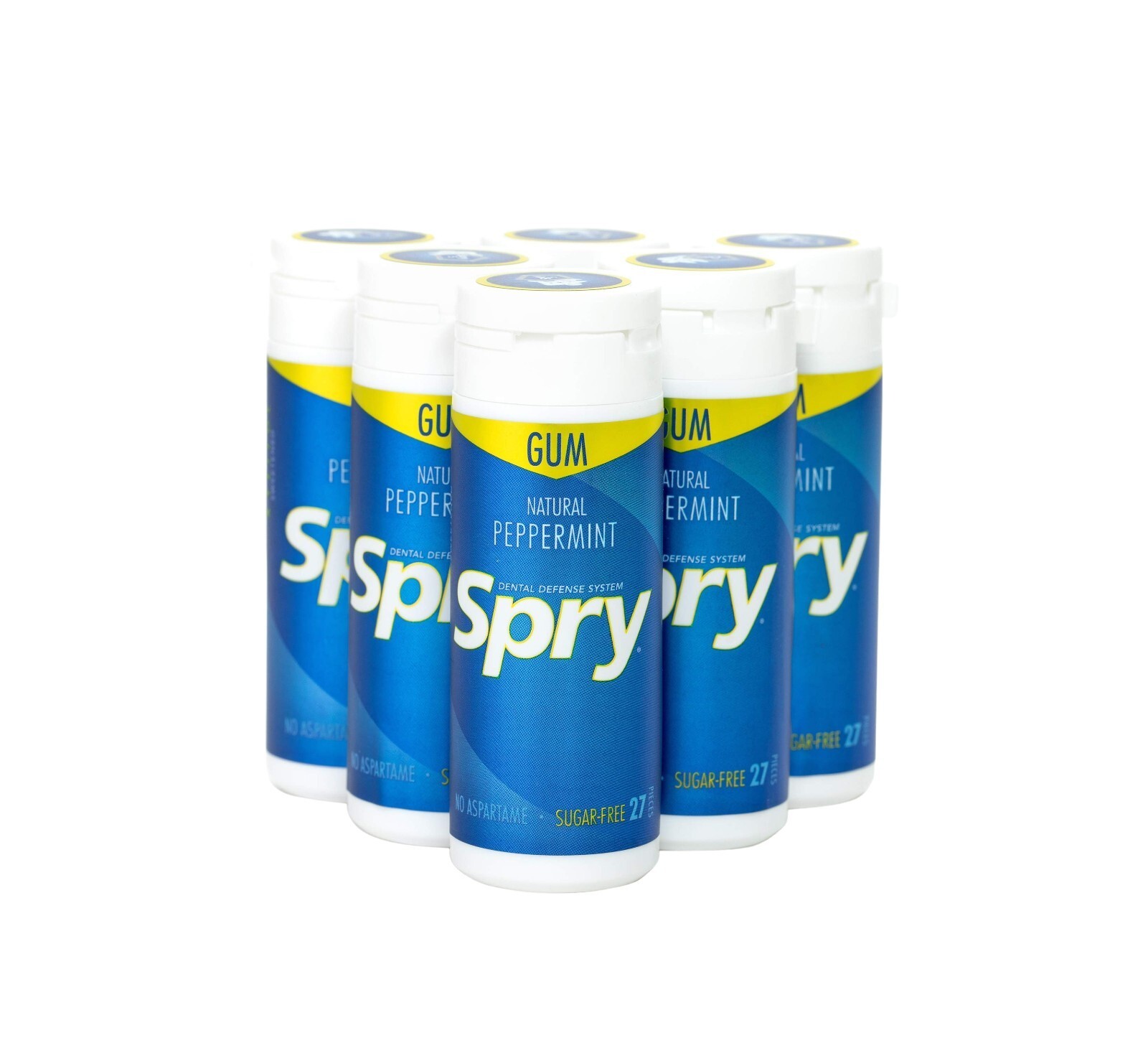 SUGARFREE GUM Xylitol Gum PEPPERMINT Sugar Aspartame Free 162 Pcs Sugar Free