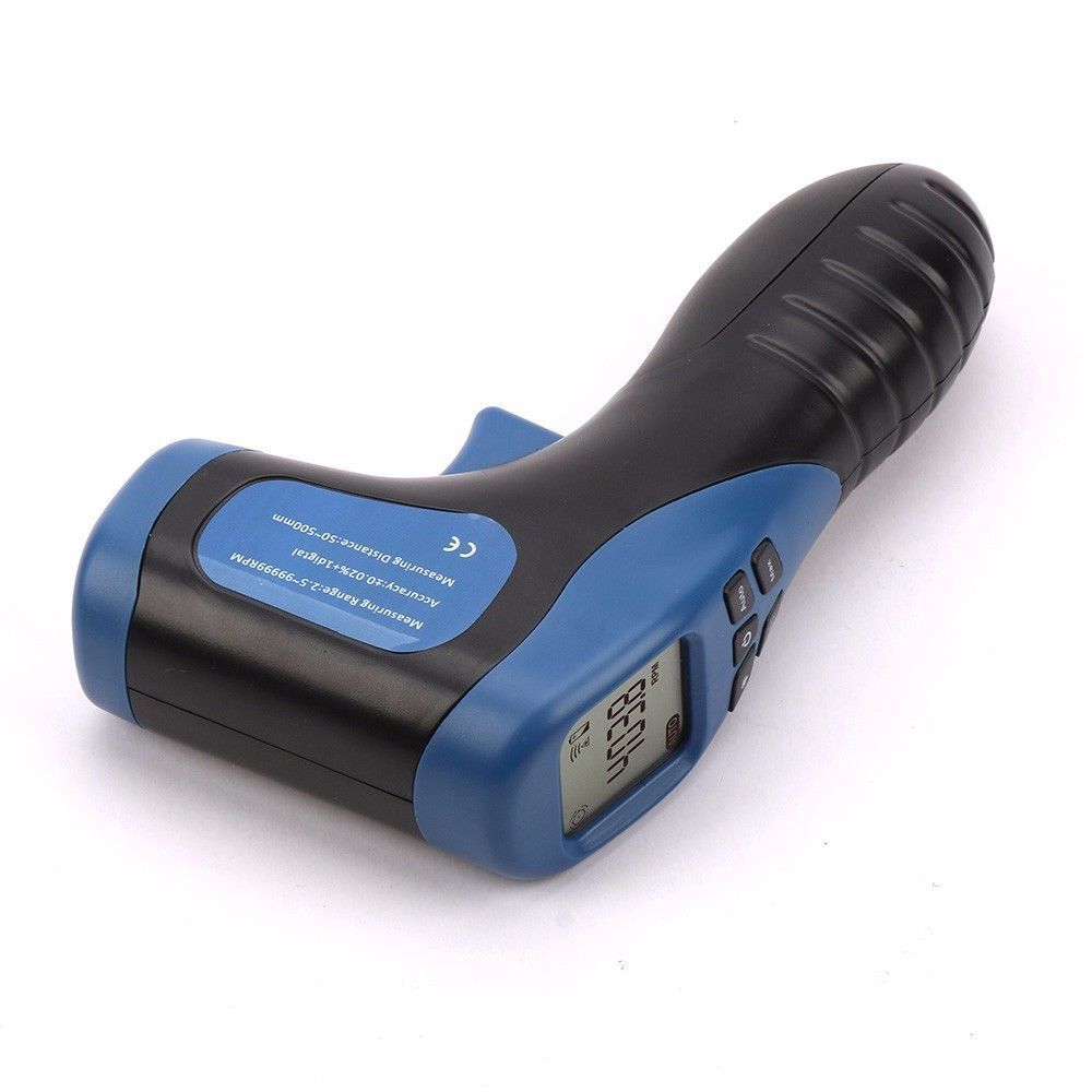 Handheld LCD Digital Laser Photo Tachometer Non Contact RPM Tach Tester Meter
