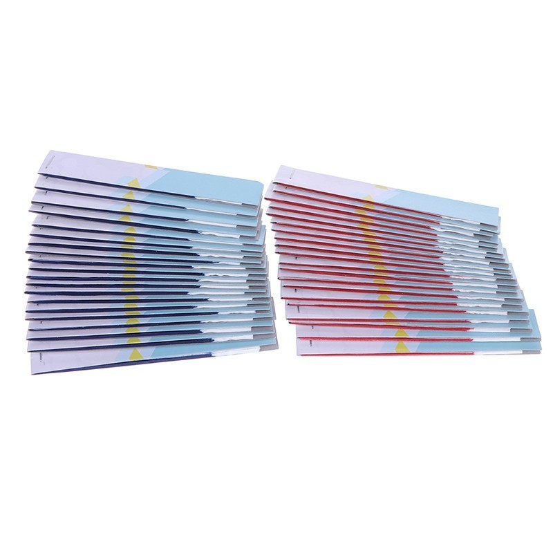 200 Sheets/Box Dental Articulating Paper Double Sided Teeth Care Blue/Red Strips
