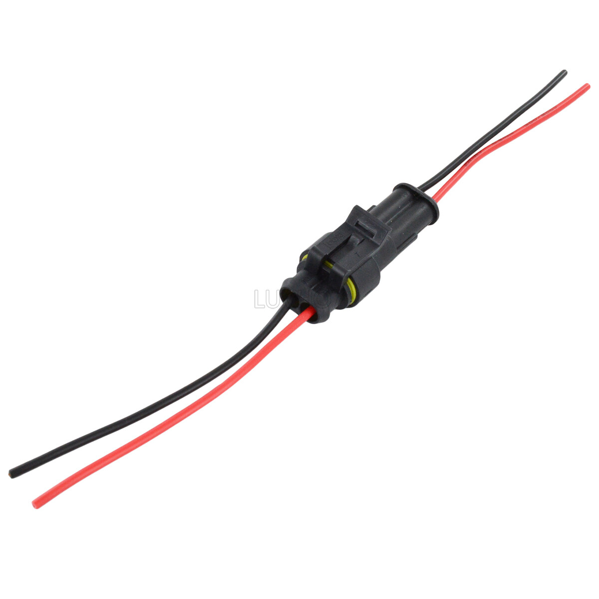 2Pin Way Car Waterproof Male Female Electrical Connector Plug Wire Kit Set Lot