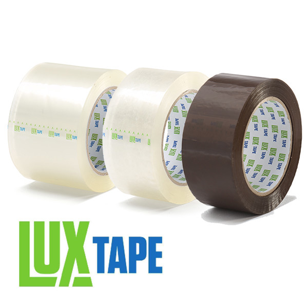 LUX® Packing Tape 3” x 110yds 24/cs Tan