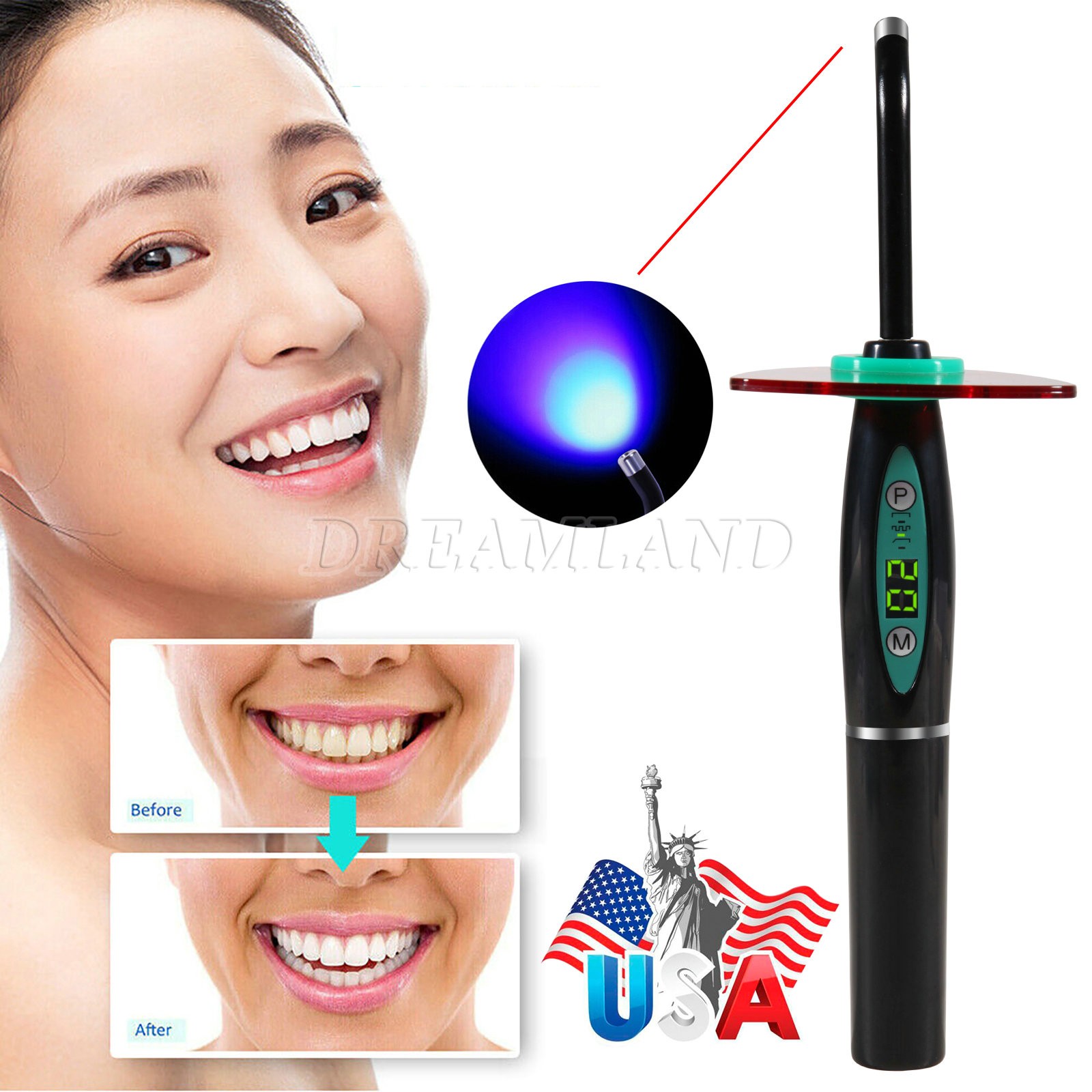 Dental Lab Marathon Electric Micromotor Polishing + 35K rpm Motor Handpiece Kit
