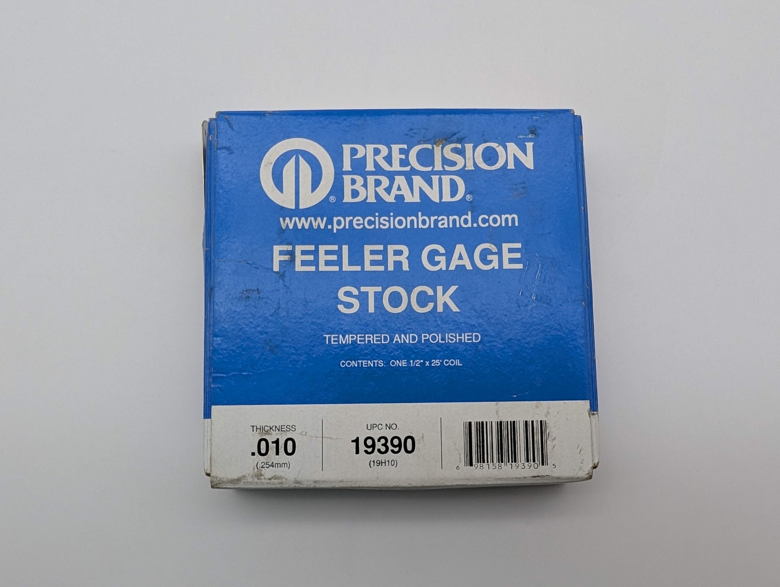 Precision Brand 19390 Steel Feeler Gauge Stock Roll 1/2″ x 25ft x 0.010″