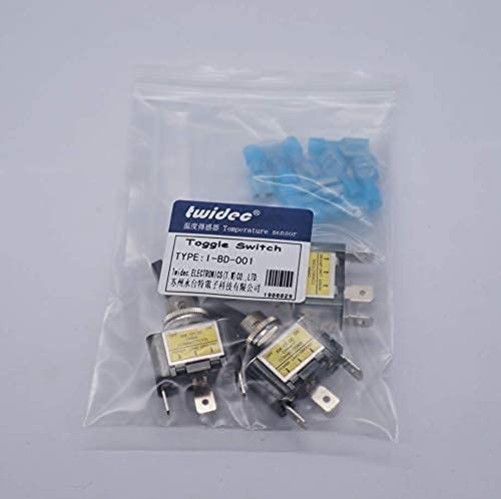 3Pcs Rocker Lighted Toggle Switch 30A 12V DC SPST ON/OFF 3Pin Car Automotive …
