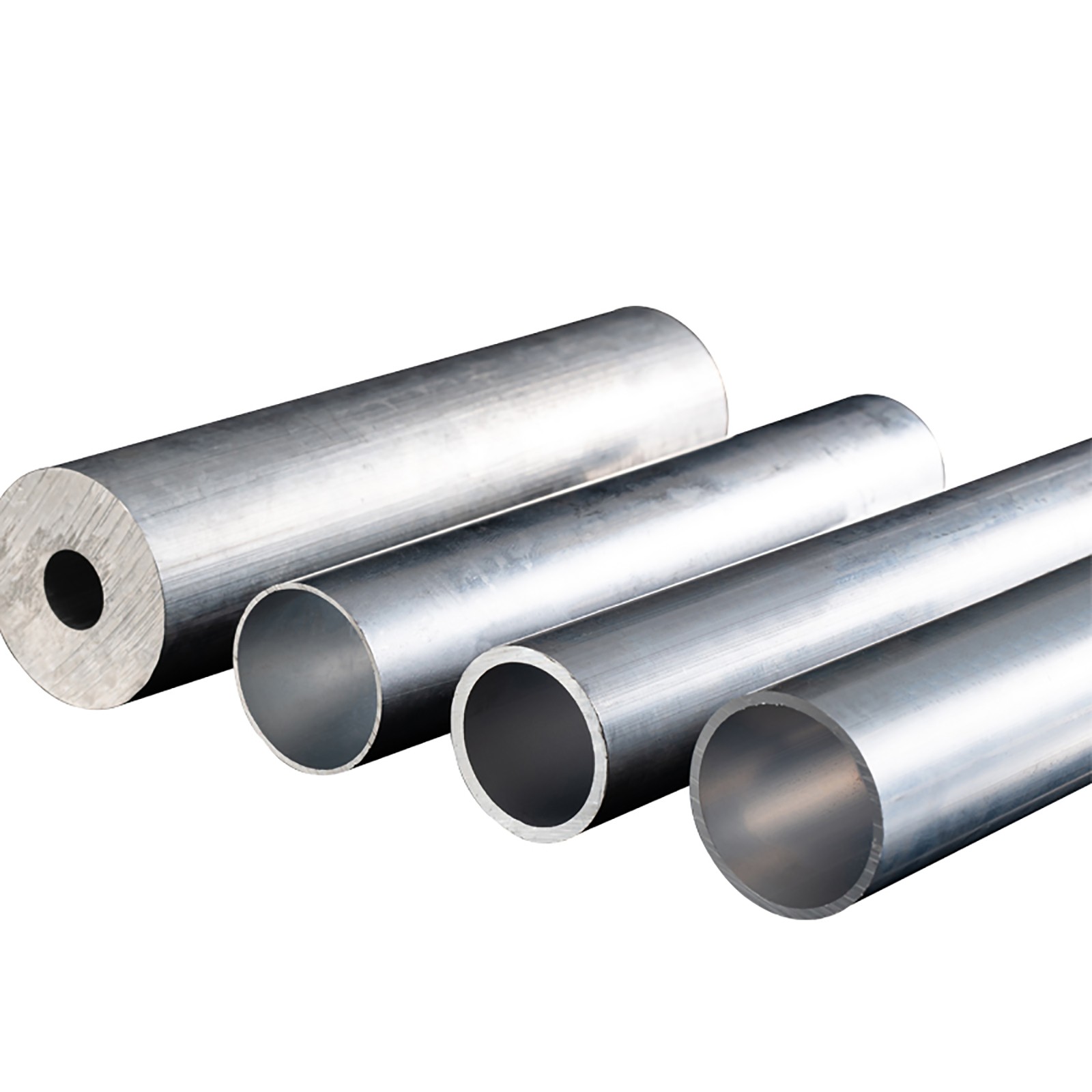 Aluminium Round Tube 0.2-9mm Thickness 1.5-22mm OD Straight 500mm long 6063 Tube