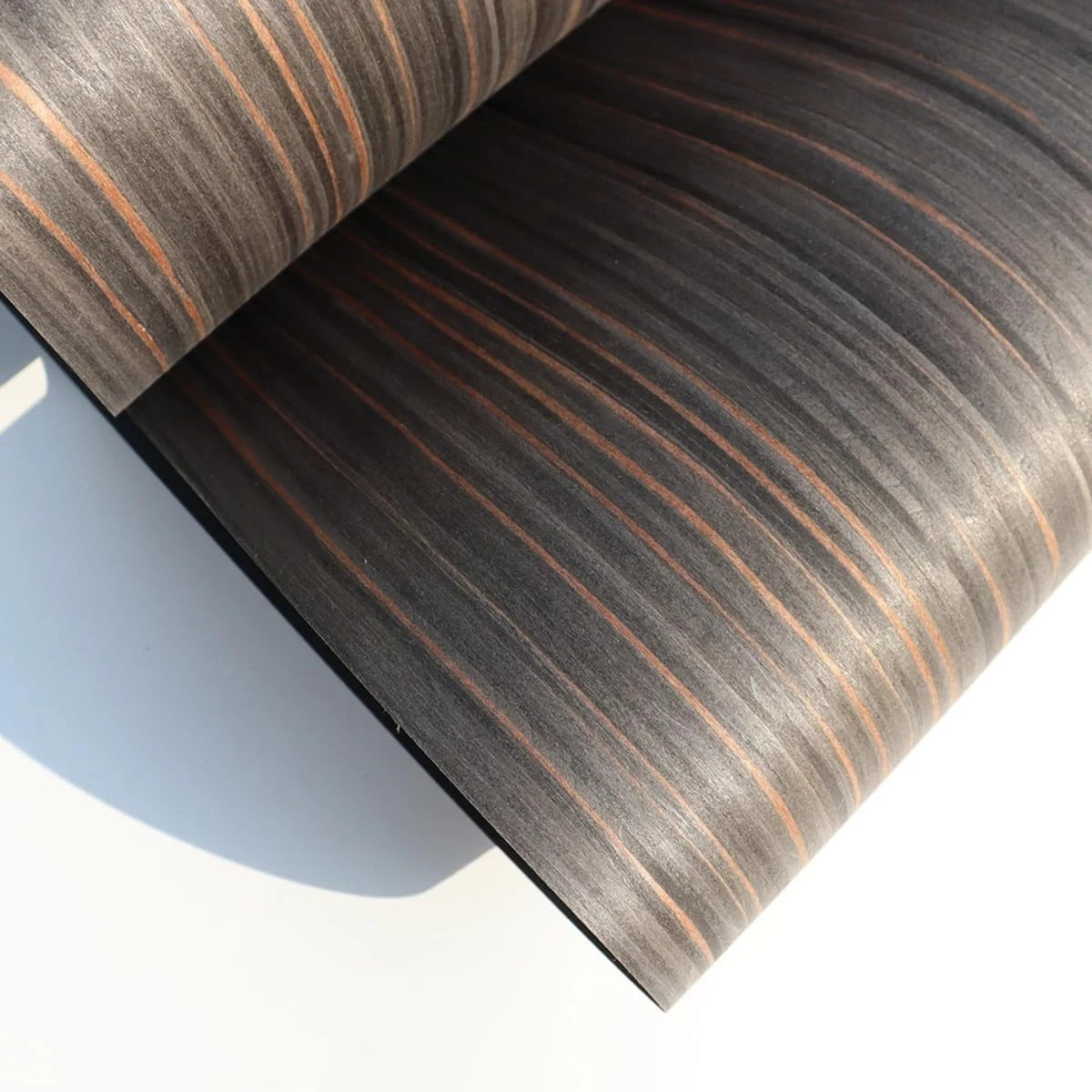 Natural Black Ebony Wood Veneer, Straight Grain | 23″ x 98″ Sheet | Ideal for…