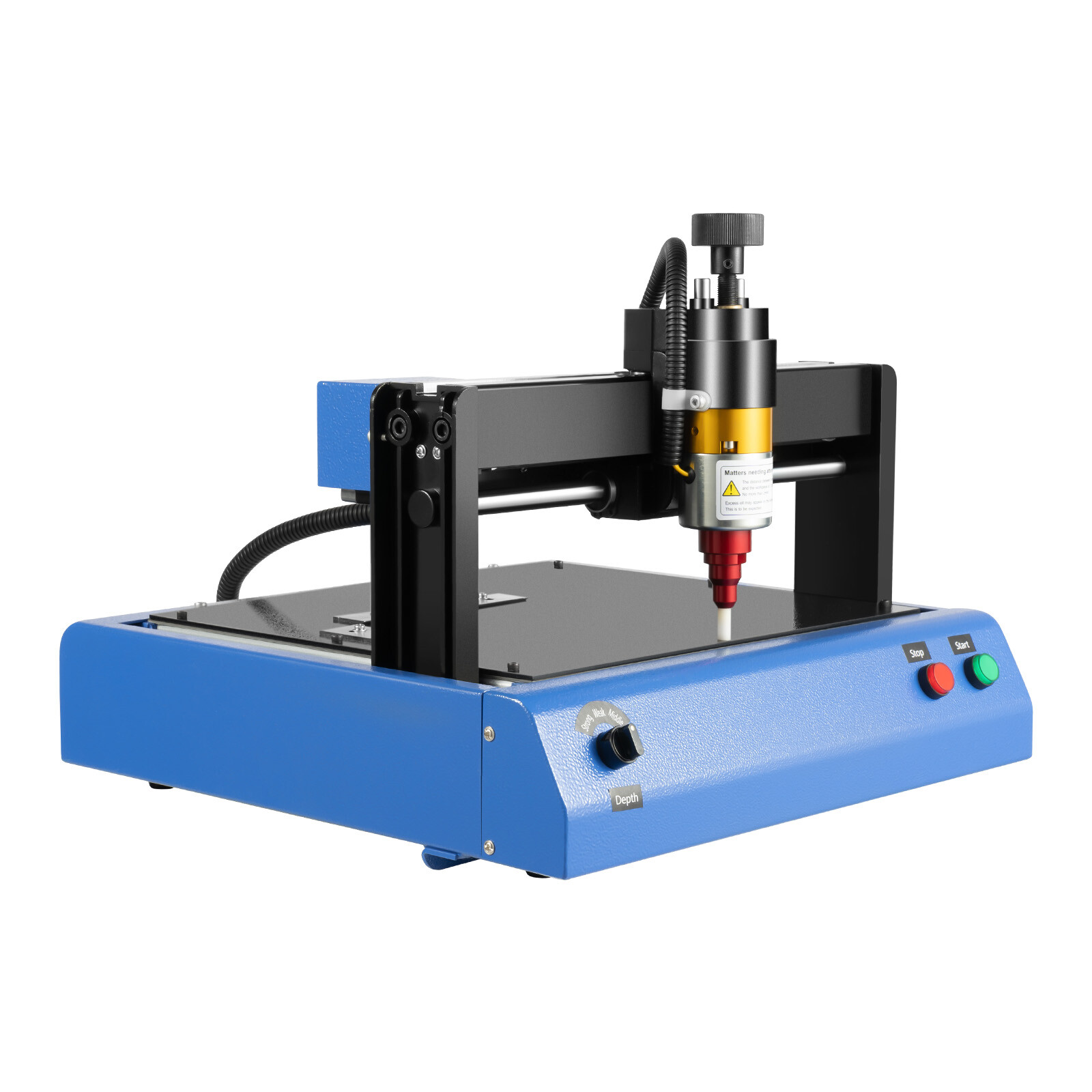 400W Electric Metal Marking Engraving Machine for Steel Plate Dog Tag Nameplate