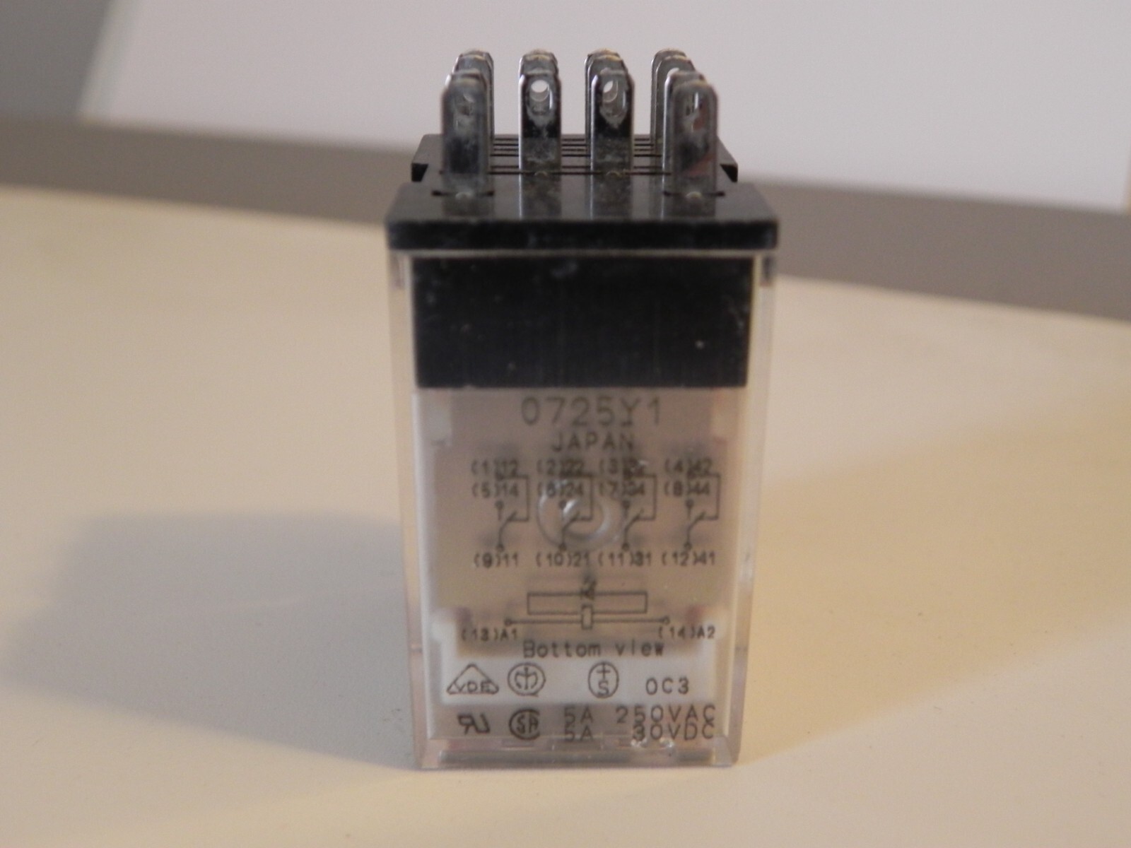 Omron CE MY4ZN 110/120 VAC (S) General Purpose Relay, 14 Pin Square (NEW)