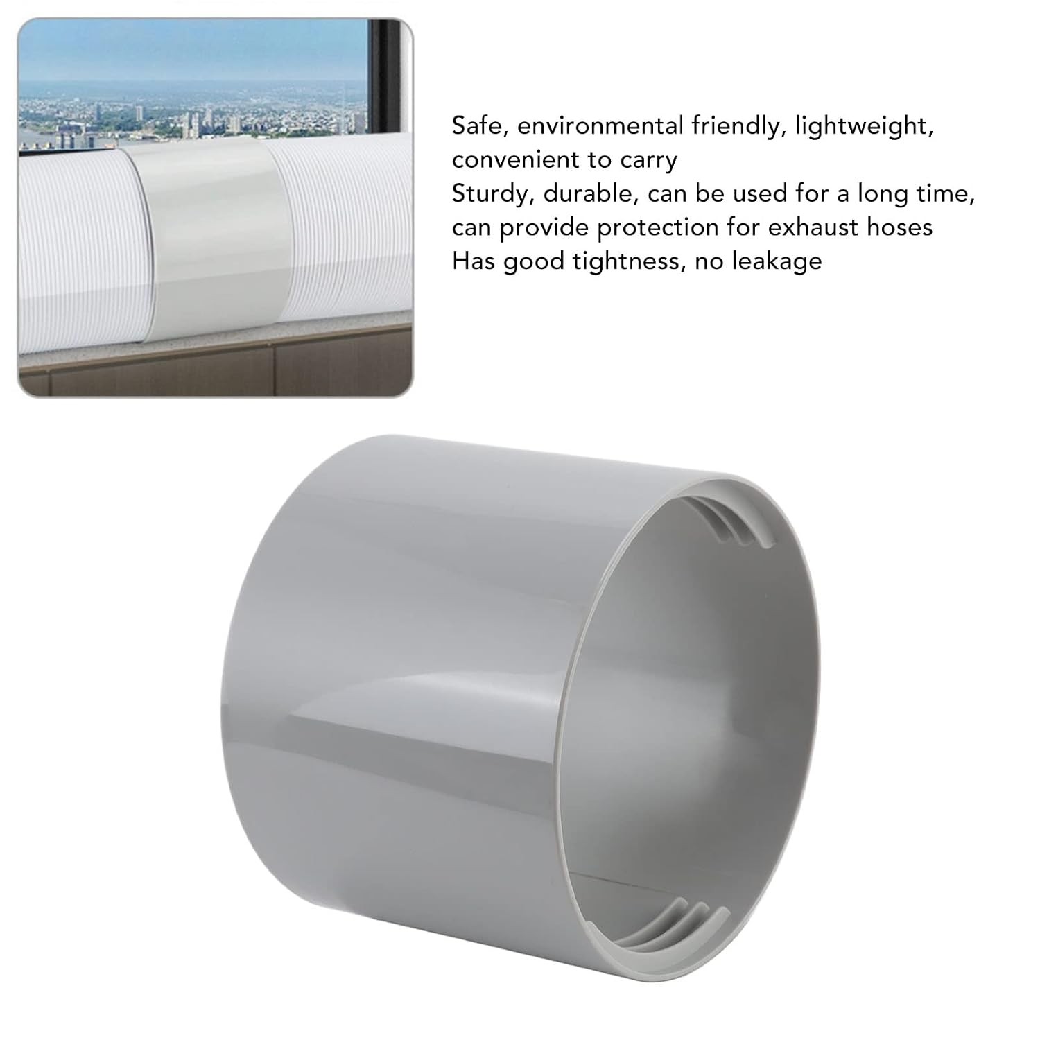 Portable Air Conditioner Hose Coupler 5″ Universal AC Exhaust Hose Connector
