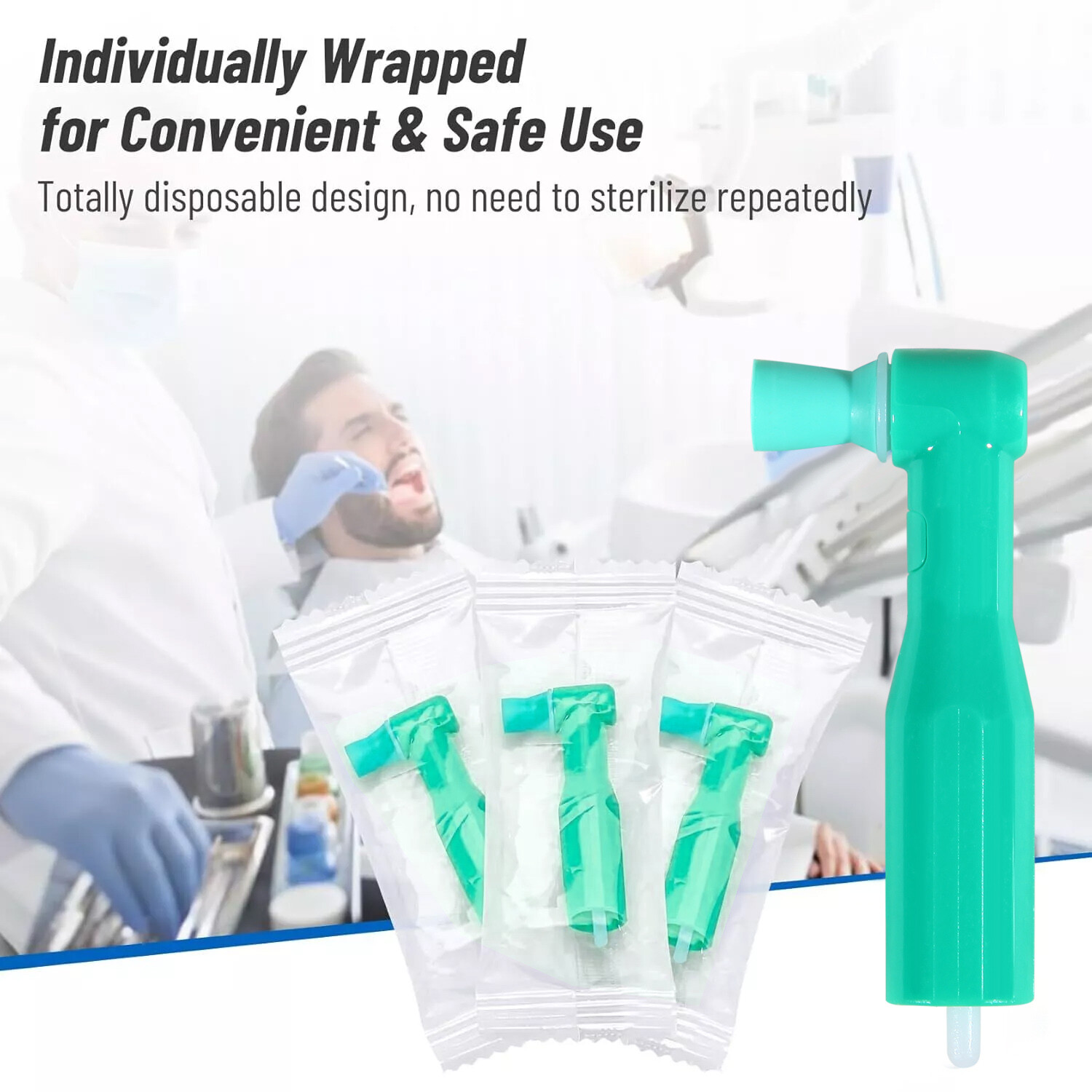 100-1000pcs Prophy Angles Soft Cups Top Quality Dental Disposable P Angle