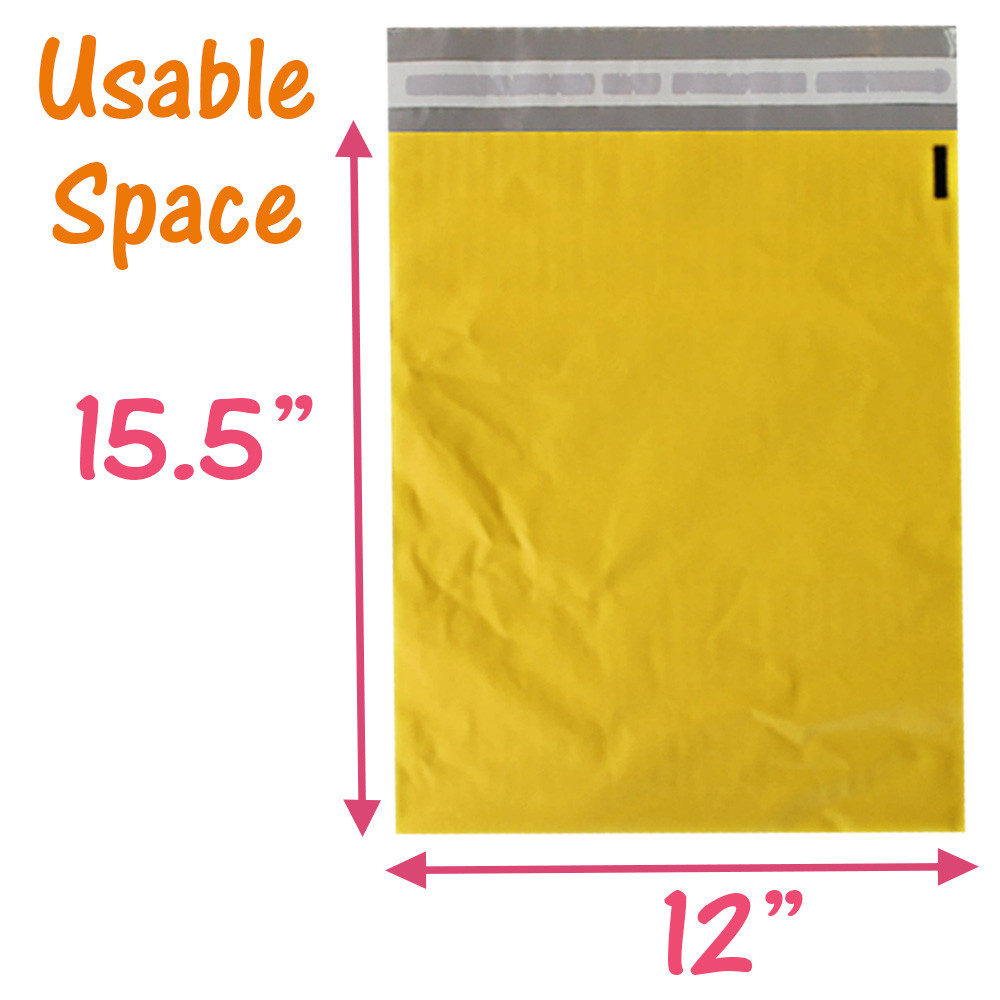 12×15.5 Pink]]Blue]Green]Purple]Yellow,Teal Poly Mailer Colored Shipping Bag NEW