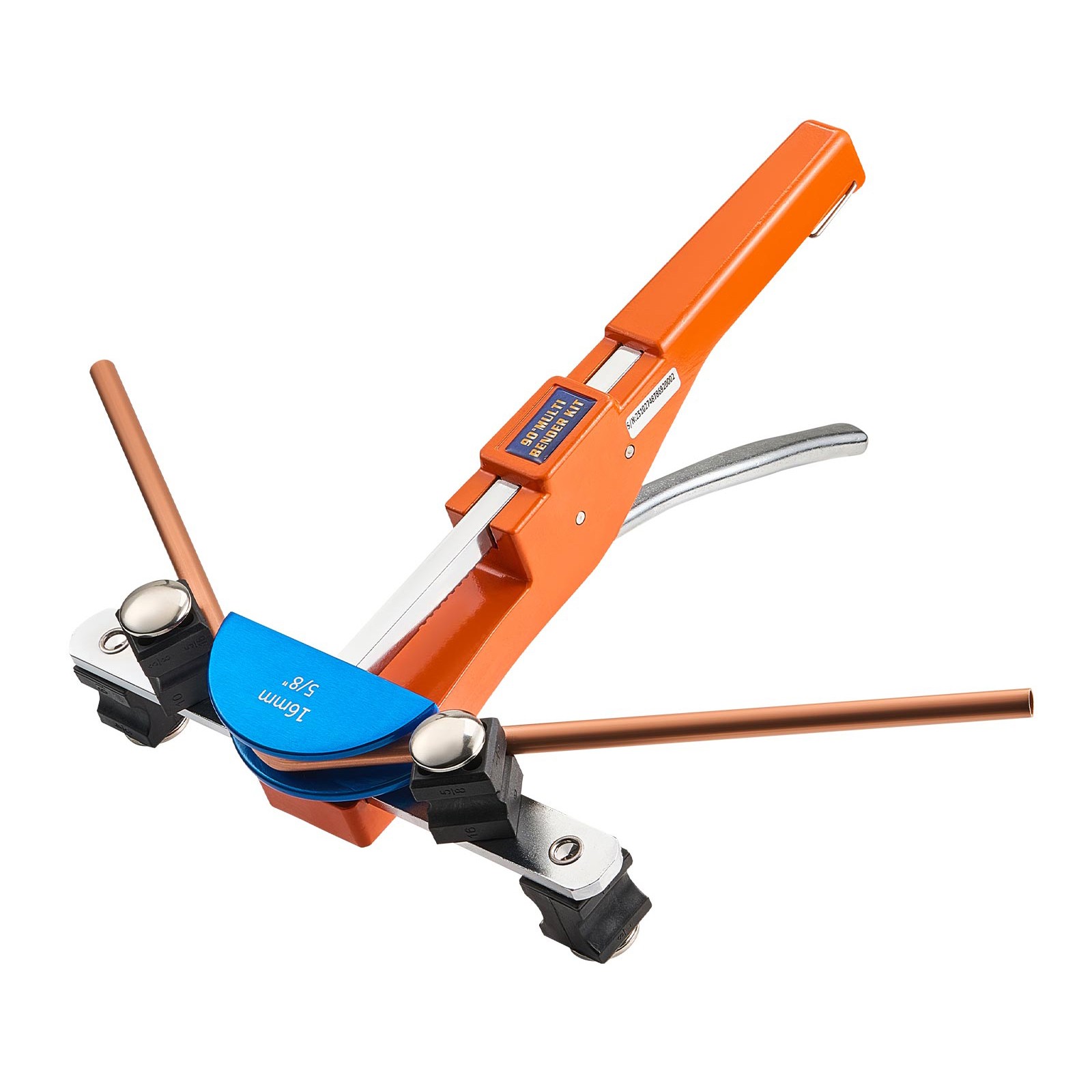 Uimoso Tubing Bender Kit 1/4-7/8 In Ratcheting Pipe Bender with Aluminum Design