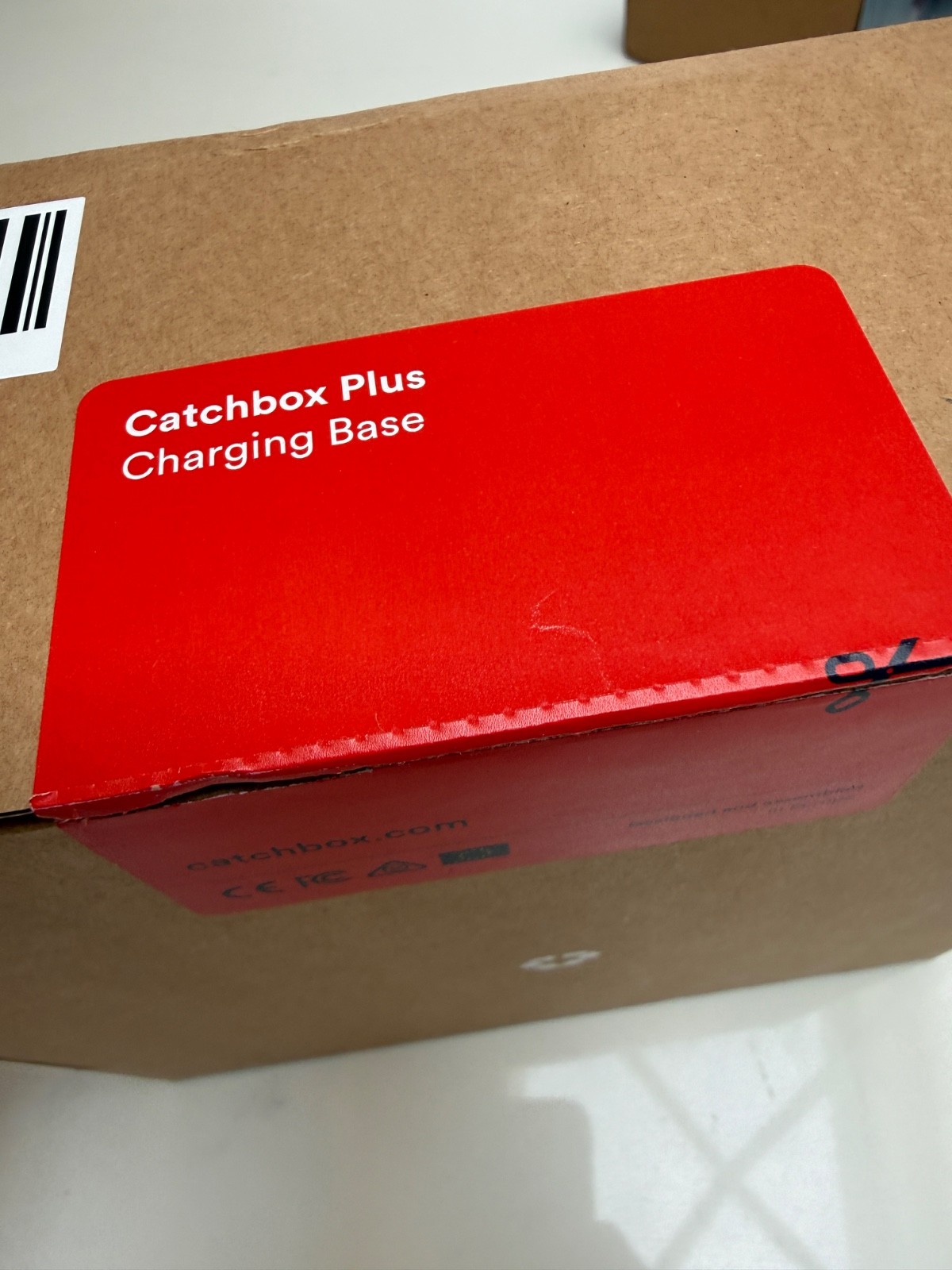 Catch Box Plus Cube with Charging base – NEW / Open box – Catchbox VAT REG