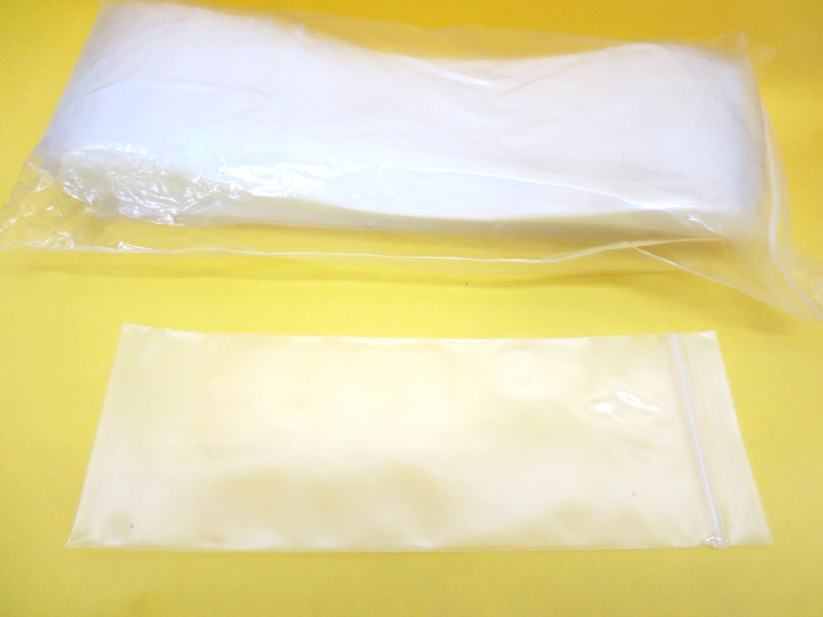 (100 Pack) 3″ x 8″ 4Mil Reclosable Resealable Poly Bag Clear Plastic Bags