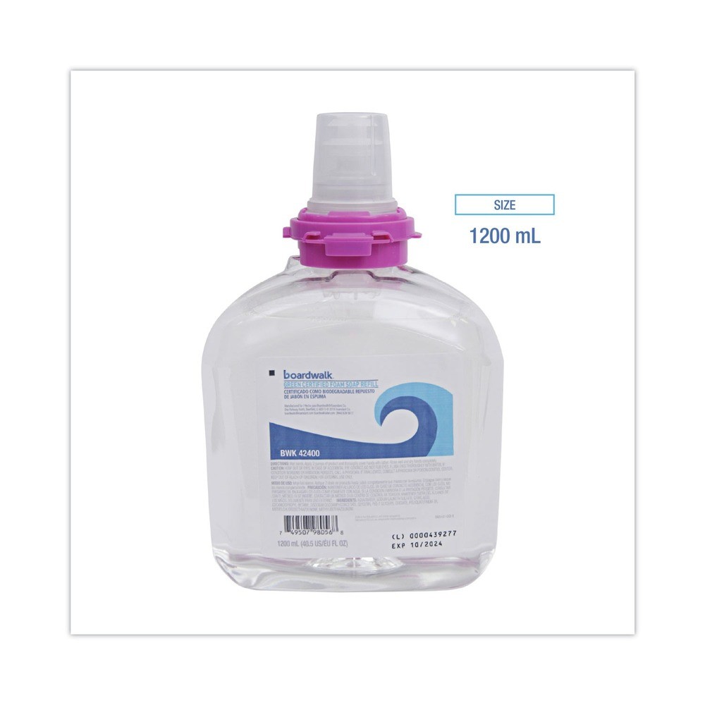 Boardwalk 1200mL Soap Dispenser & Unscented Soap Refill Bundle (2 Refill/CT) New