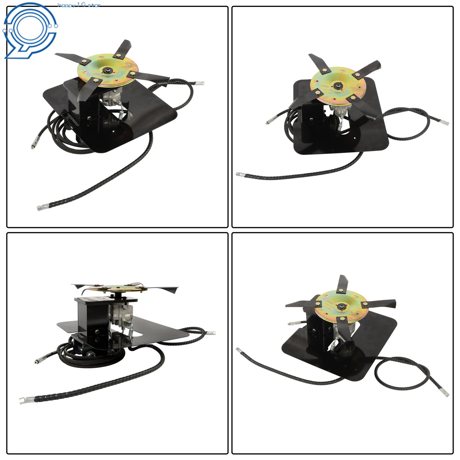 Excavator Hydraulic Grass Cutter Mower Attachment For 1-1.5ton Mini Excavator