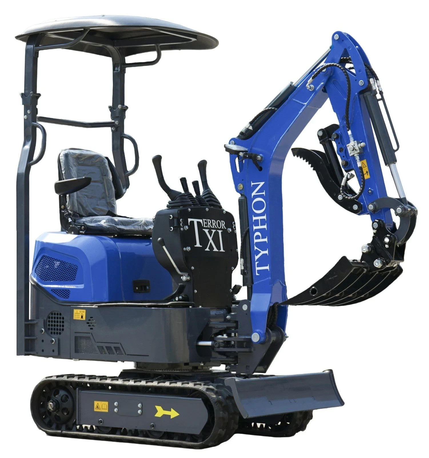 13 Attachments Bundle TERROR XI Mini Excavator Digger 13.5hp Gas B&S EPA Engine