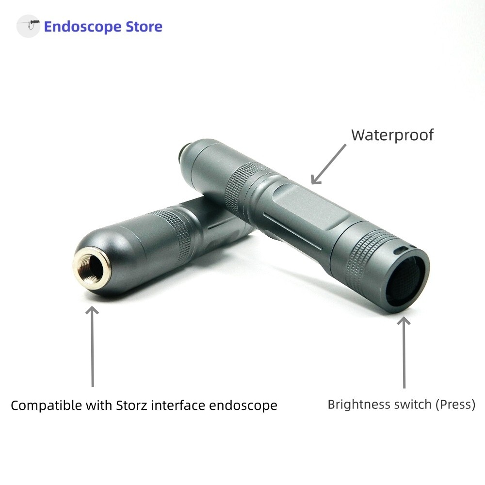 Medical Handheld Endoscope Cold LED 10W Light Source Rechargeable Water-Proof
