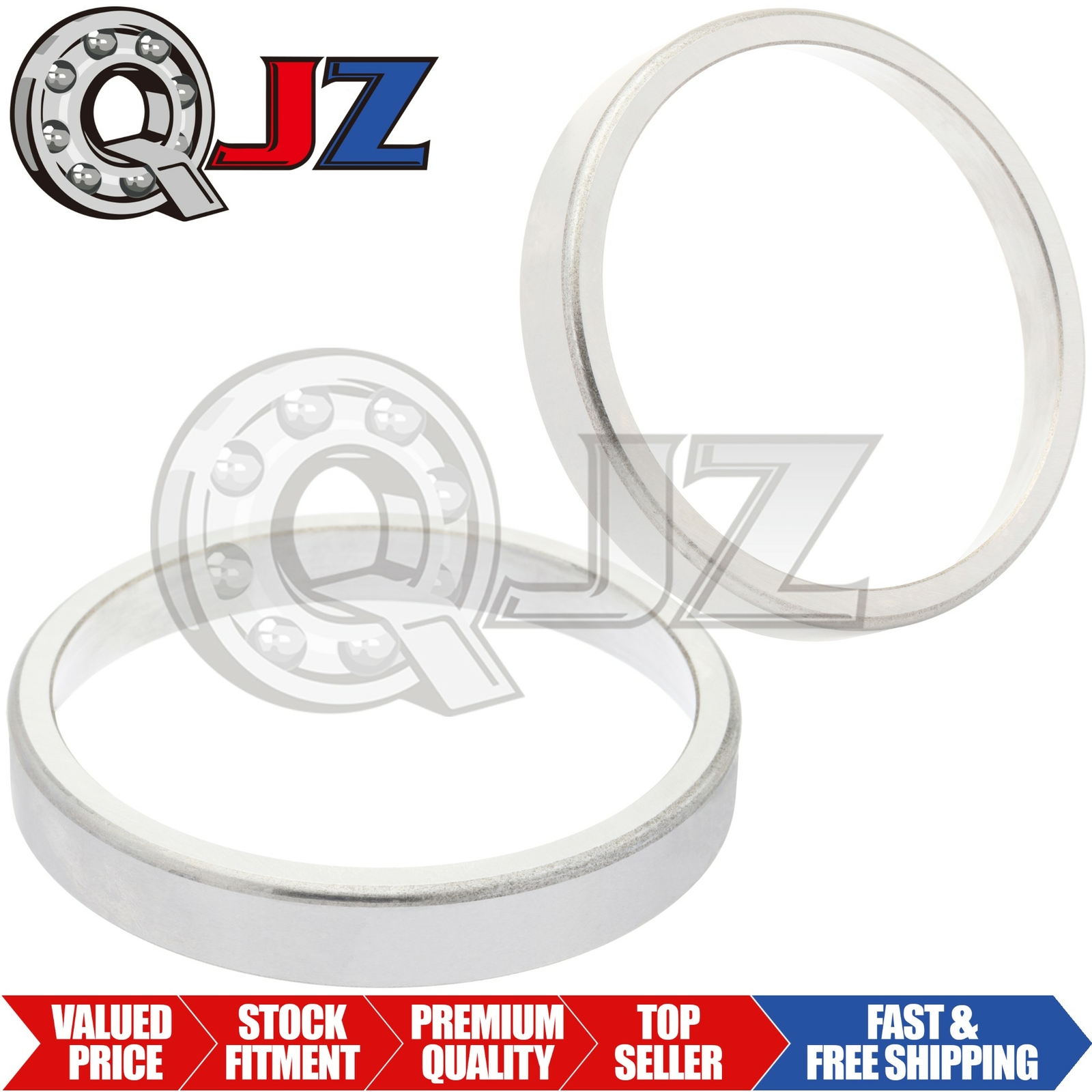 [Qty.2] LM11710 Tapered Roller Bearing Outer Single Cup 1.57in x 0.42in x 0.05in
