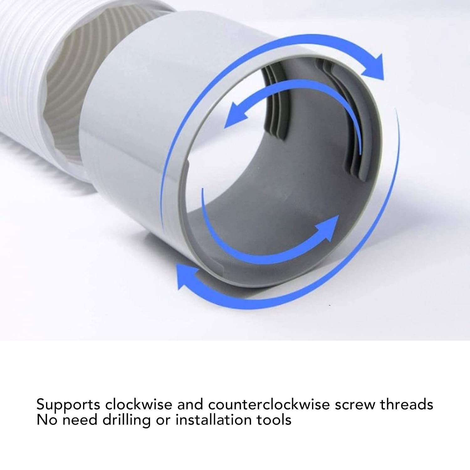 Portable Air Conditioner Hose Coupler 5″ Universal AC Exhaust Hose Connector
