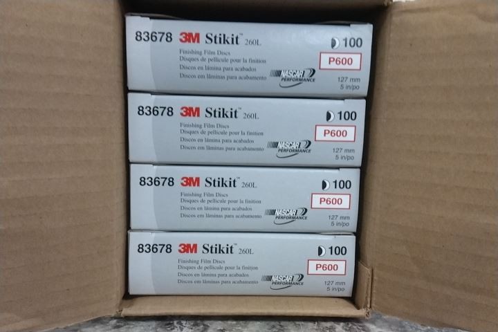 3M 83678 400 Pk 5 In Diameter P600 Grit PSA Sanding Disc