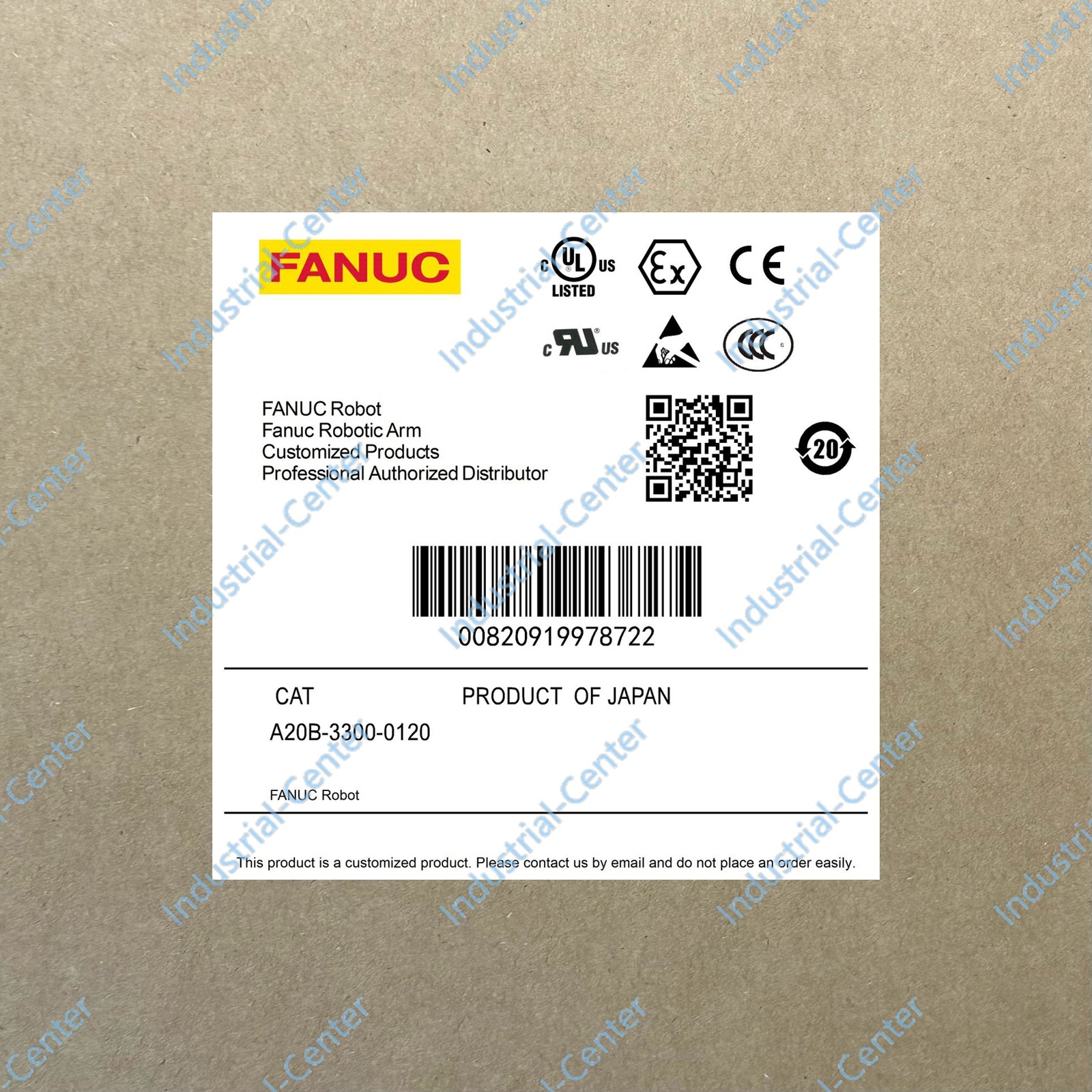 A20B-3300-0120 PLC Module Fanuc duty-free A20B-3300-0120 HTP0