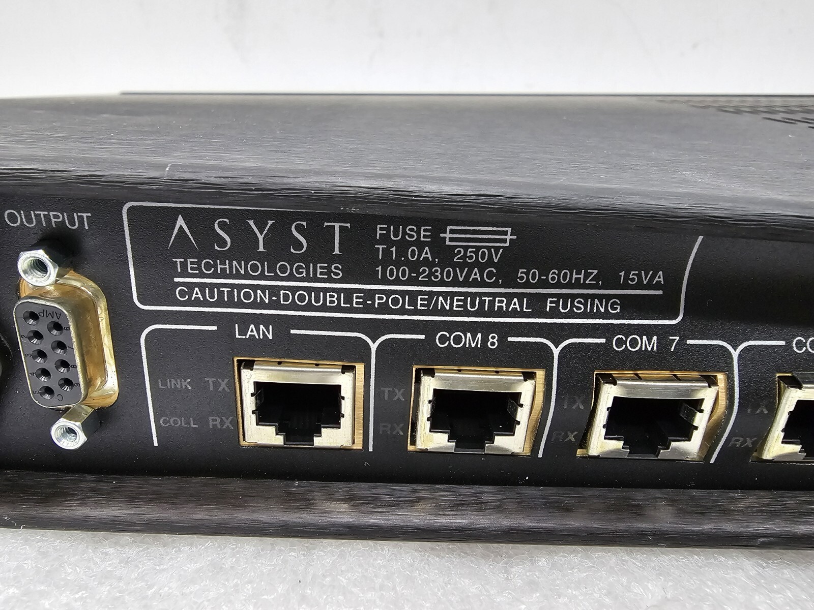 ASYST HS80 SMART-Comm NETWORK HS80-01 , P/N: 9700-4774-01 REV.E #2