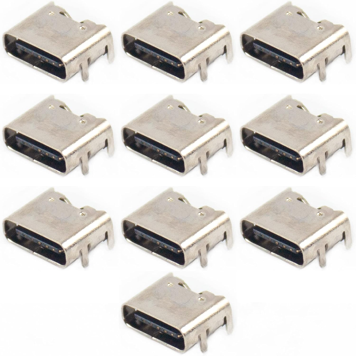 50pcs USB Type C 3.1 Socket 6 Pins Female Solder Connector Jack Port for Elec…