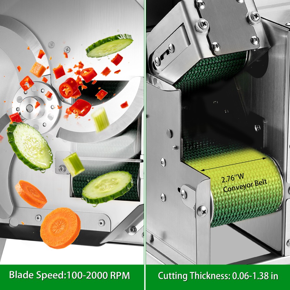 Electric Chopping Machine Green Onion Segment Cutter Commercial Vegetable Cutter
