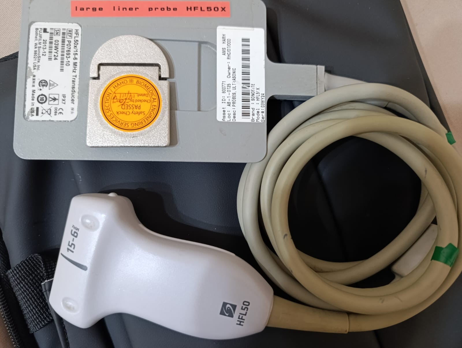 SONOSITE HFL50X LINEAR PROBESonosite M-Turbo, Edge, Edge II, and SII