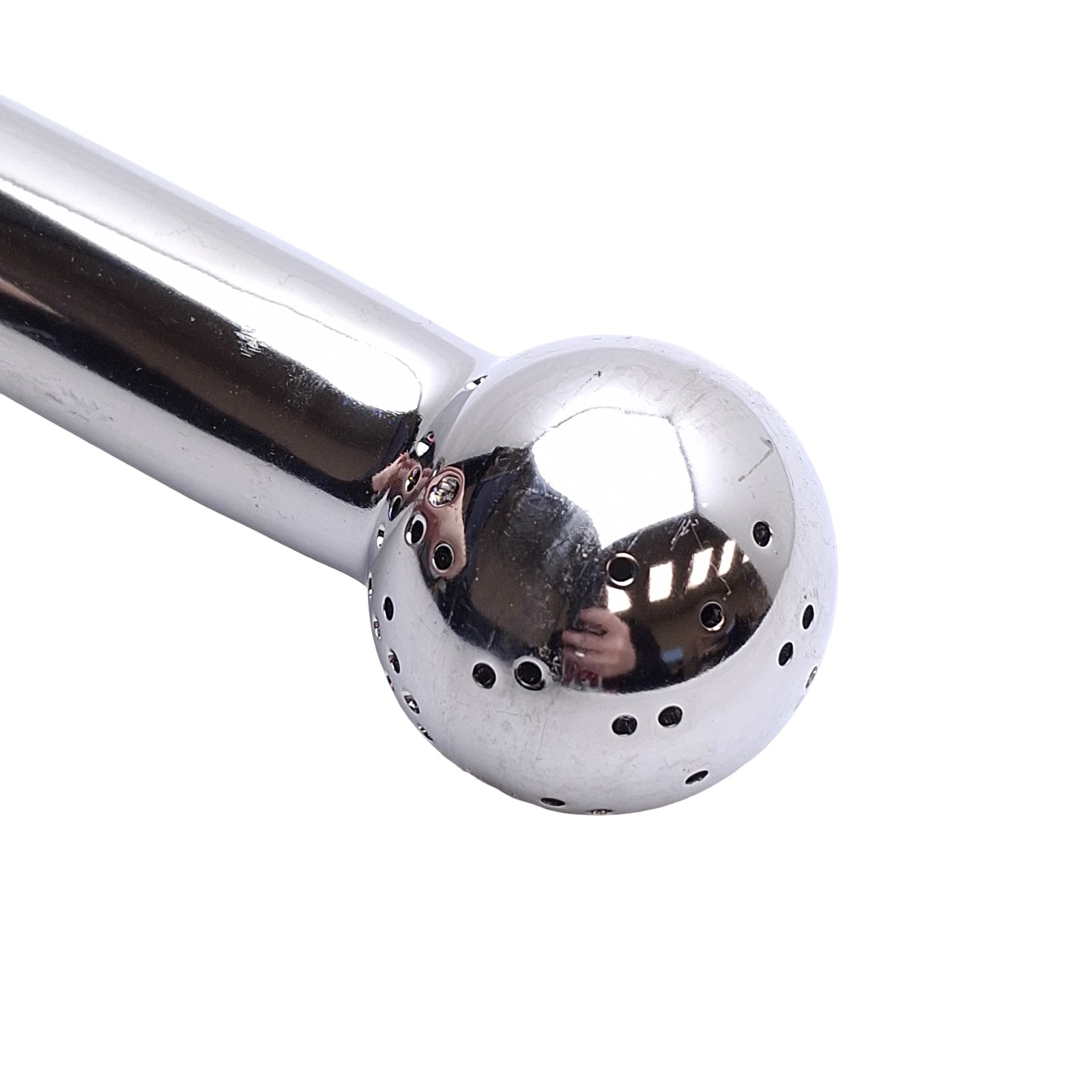 ISS Sanitary Supply Tube With Spray Ball 1/2in Tri-Clamp, 8.12in Internal Length