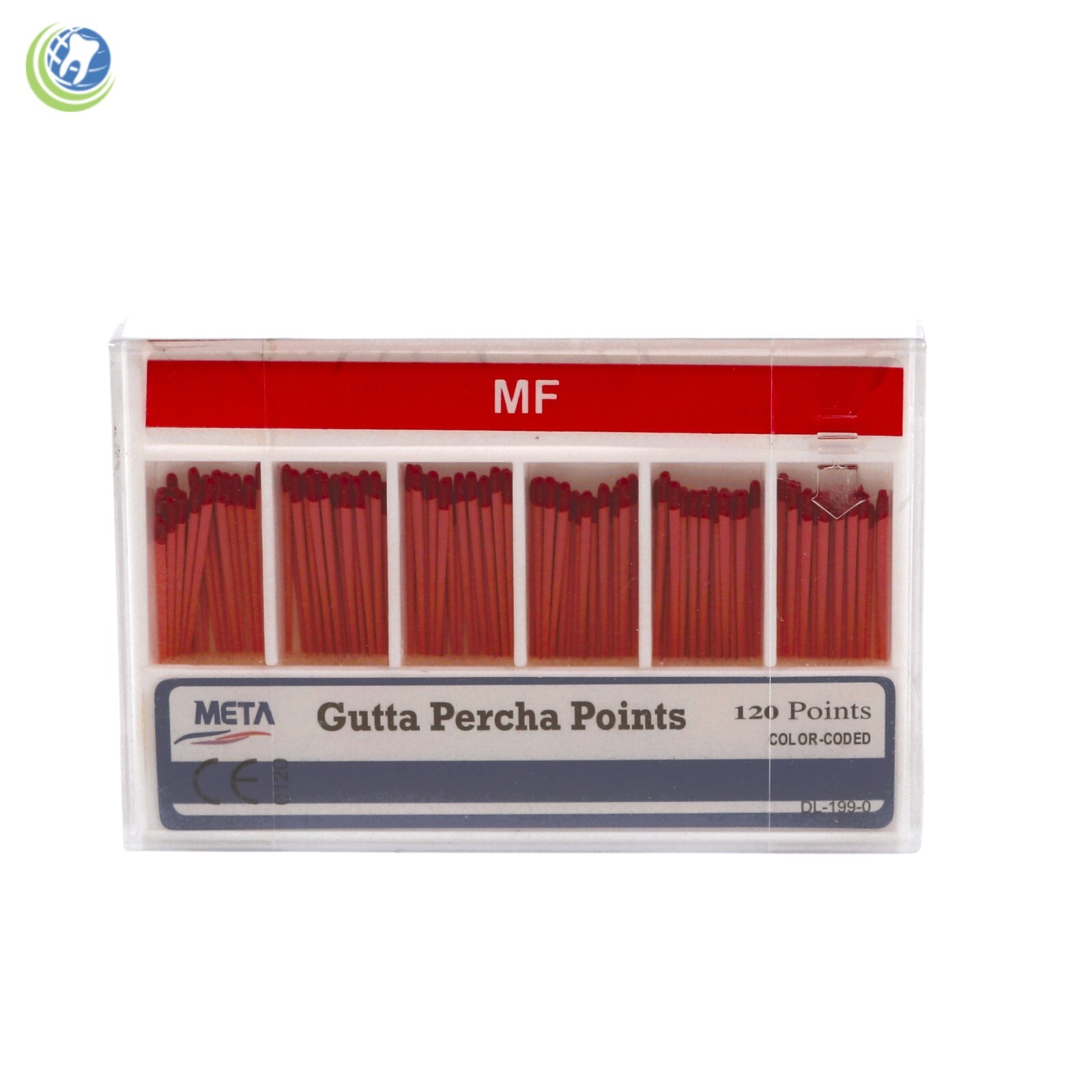 Gutta Percha Points Assorted Sizes 120/Box Vial Endodontic Obturation