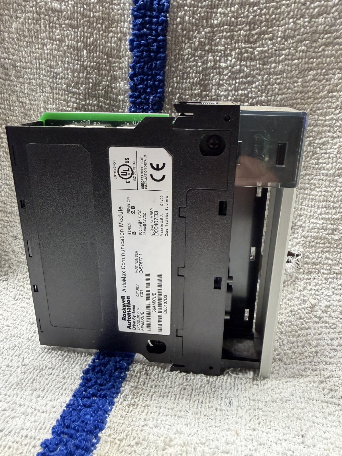 ROCKWELL AUTOMATION / ALLEN BRADLEY 56AMXN AUTOMAX COMMUNICATION MODULE SER-B