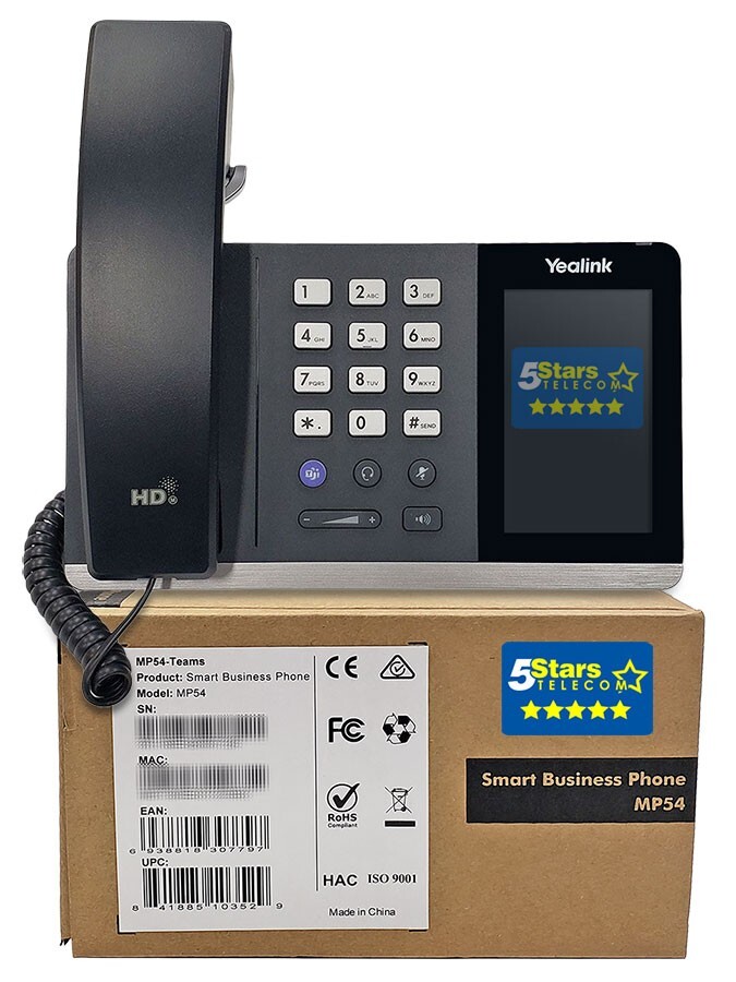 Yealink MP54 Microsoft Teams Edition IP Phone – Brand New, 1 Year Warranty