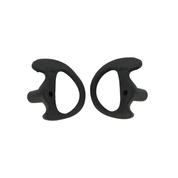 Black Replacement Extra Small Earmold Earbud One Pair Two-Way Radio Audio