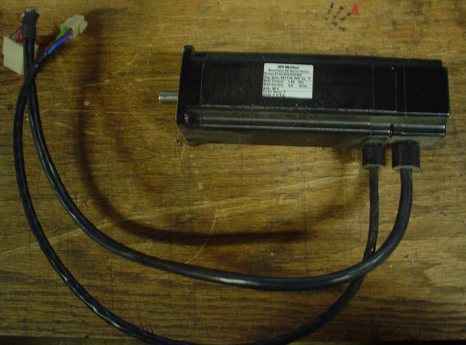 API Motion BT-0233EFB-C8CN-NNN AC servo motor – 60 day warranty