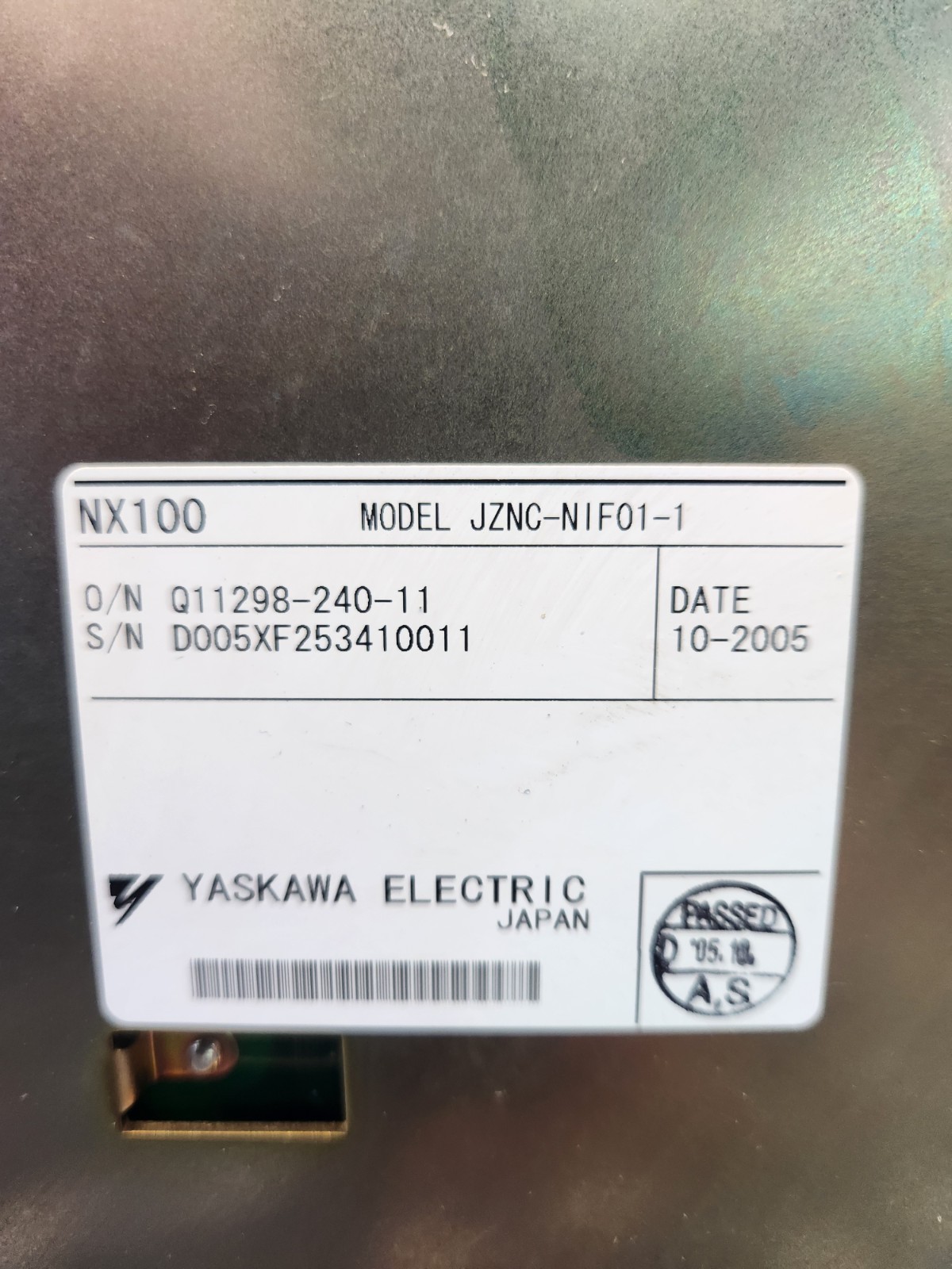 Motoman/Yaskawa JZNC-NIF01-1 Interface Board