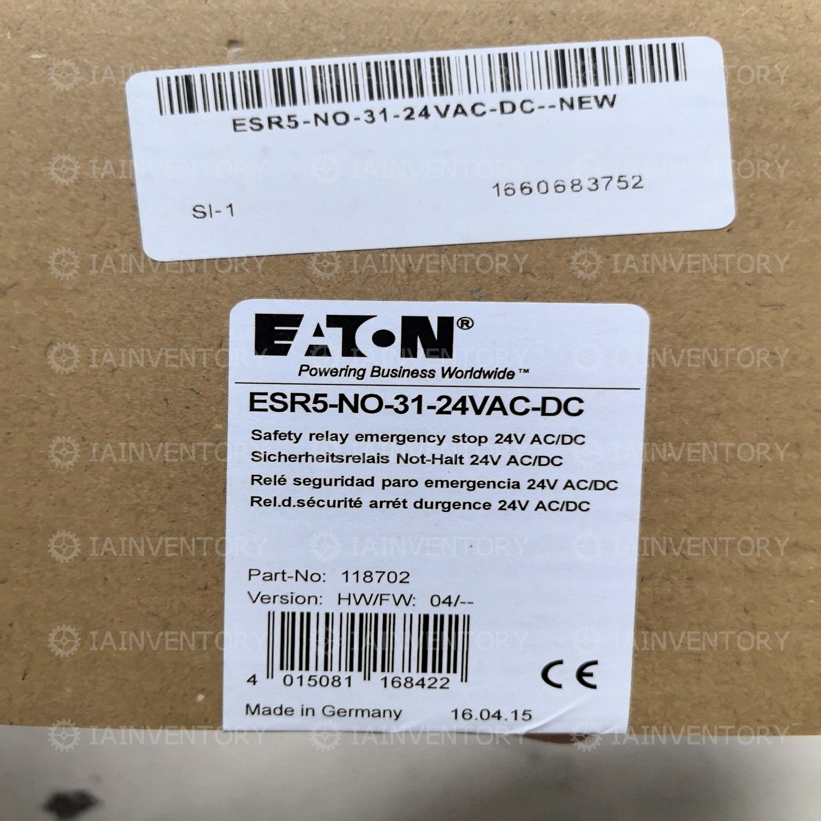 1PC New ESR5-NO-31-24VAC-DC With 1 Year Warranty Free Tax