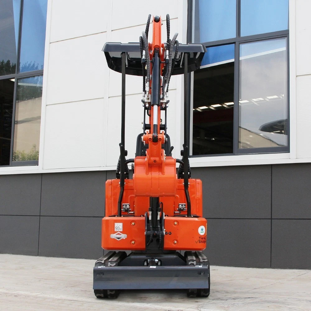 13.5HP 1 TON Mini Excavator B&S EPA Engine Hydraulic Thumb Digger, Free Shipping