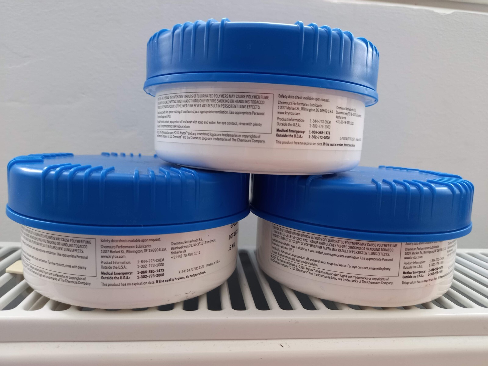 Krytox GPL 205-High Performance Lubricant Grease 0.5kg / 500 g – Sealed