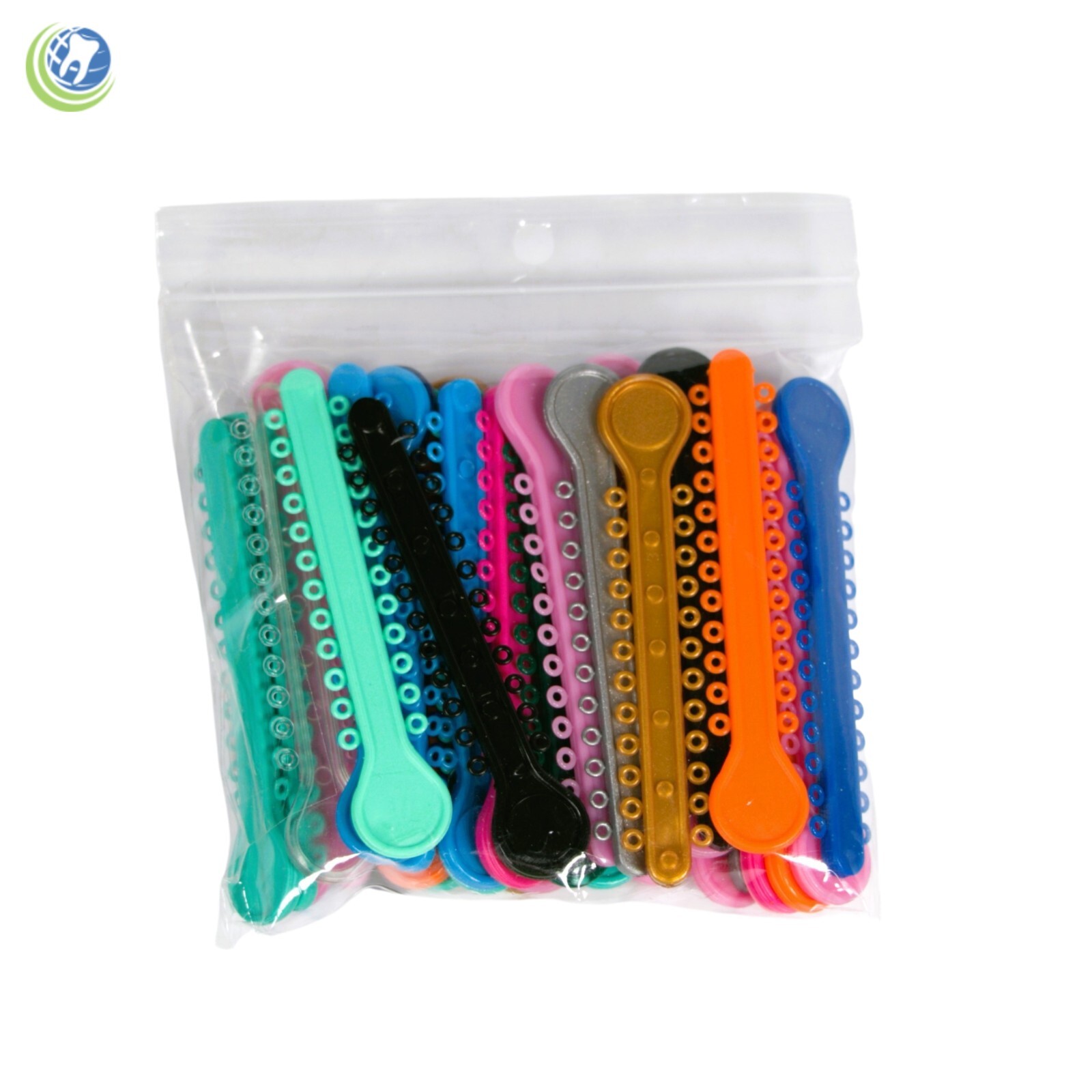 Dental Ortho Ligature Bands Elastic Elastomeric Ties 1008/Bag All Colors O & S